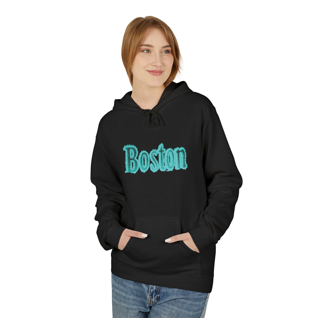 Boston Softstyle Fleece Hoodie – Cozy Unisex Sweatshirt for Boston Lovers, Perfect Gift for Birthdays, Travel, and Casual Wear