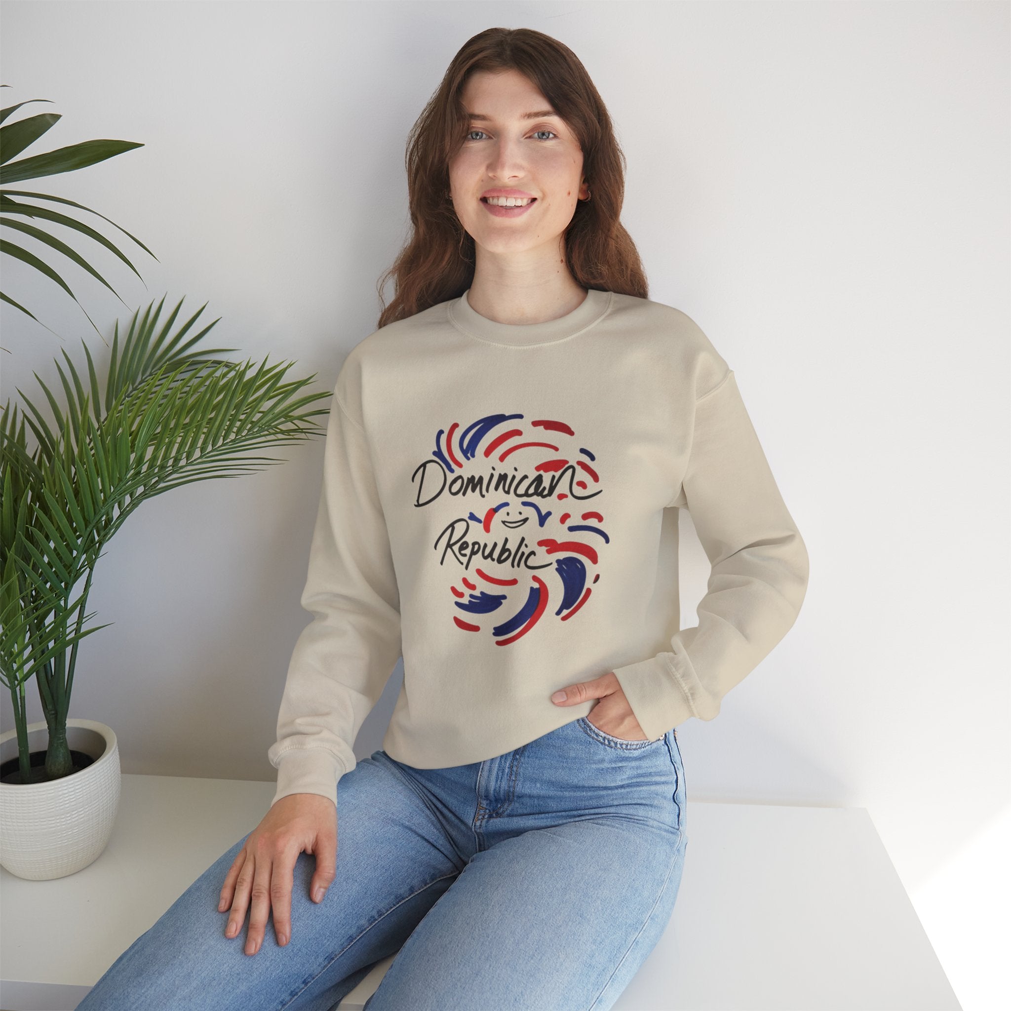 Dominican Republic Crew Neck Sweatshirt