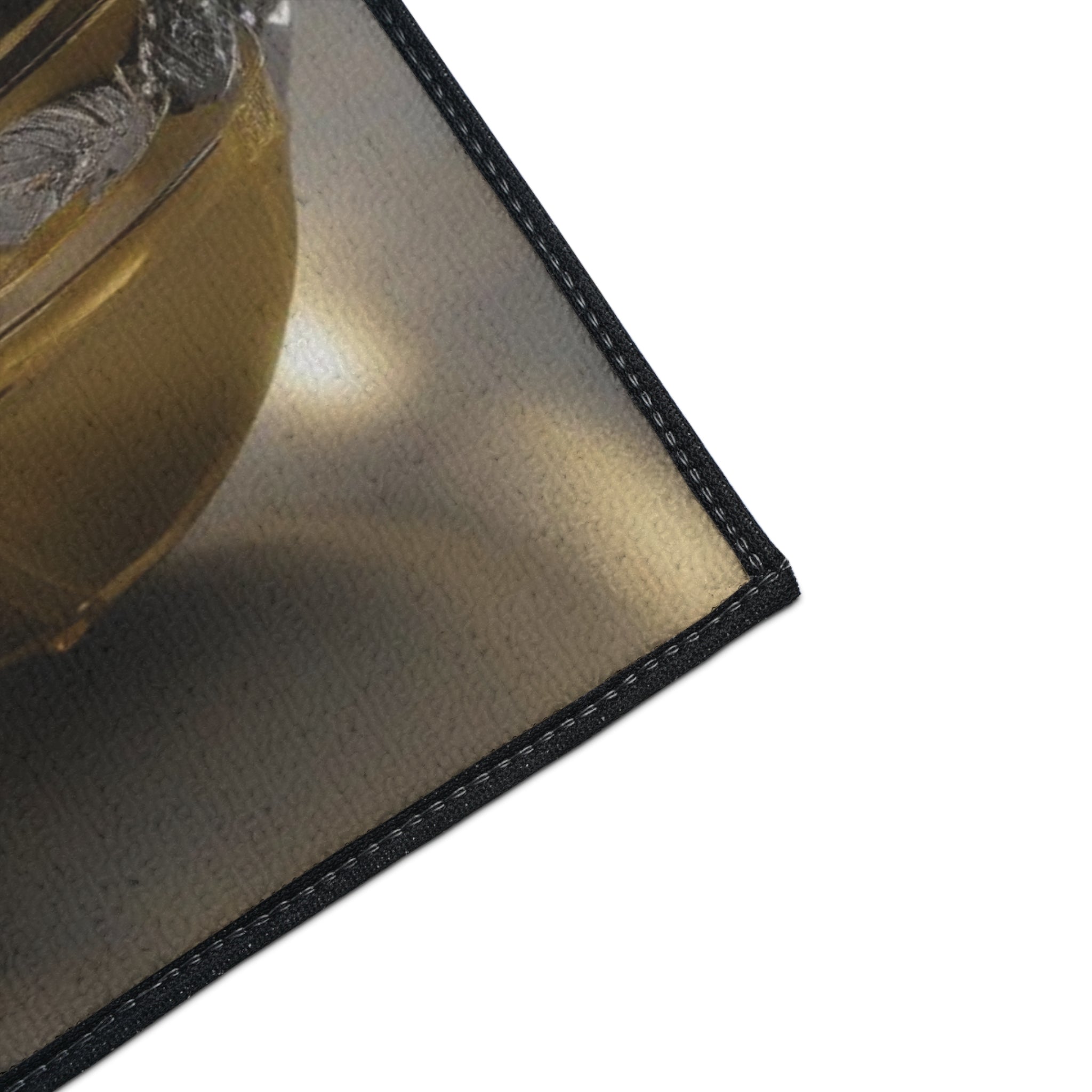 Floor Mat - Beautiful Gold and Silver Ball Design, Durable Mat - Perfect Gift Idea 