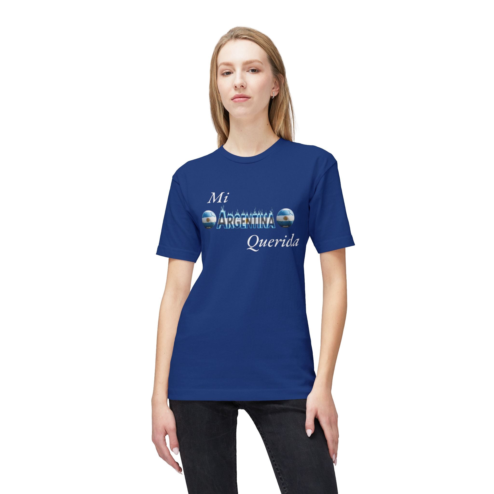 Camiseta unisex argentina, fabricada en EE. UU. - Diseño personalizado de alta calidad