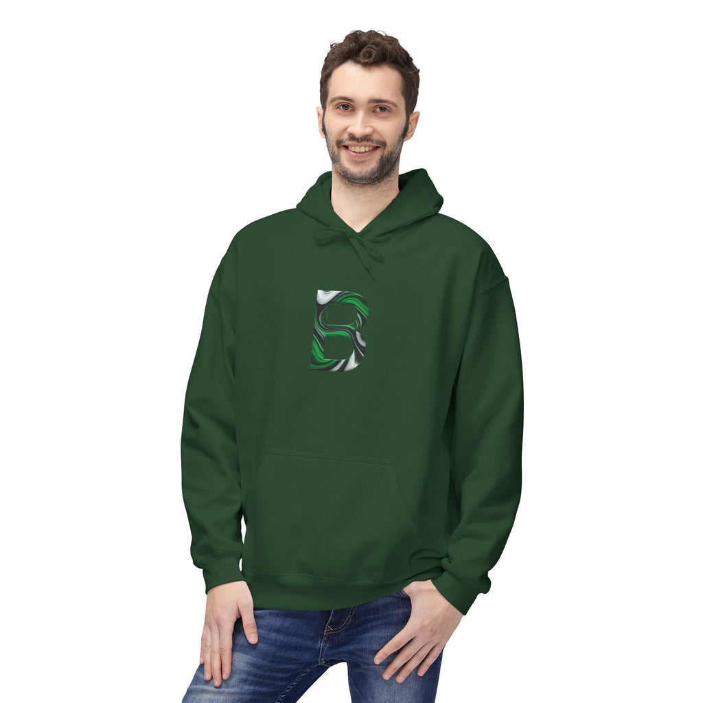 Camouflage Initial Hoodie | Unisex Softstyle Fleece Sweatshirt, Personalized Gift, Cozy Casual Wear, Perfect for All Seasons, Unique [...] 