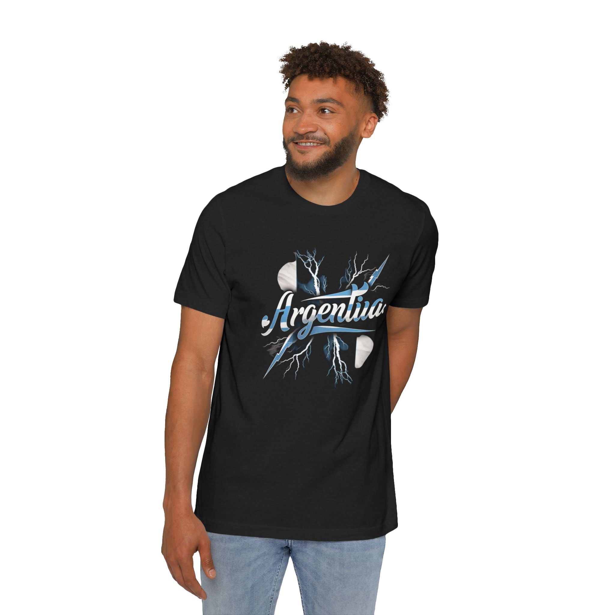 Camiseta gráfica de Argentina: estilo casual, unisex, hecha en EE. UU.