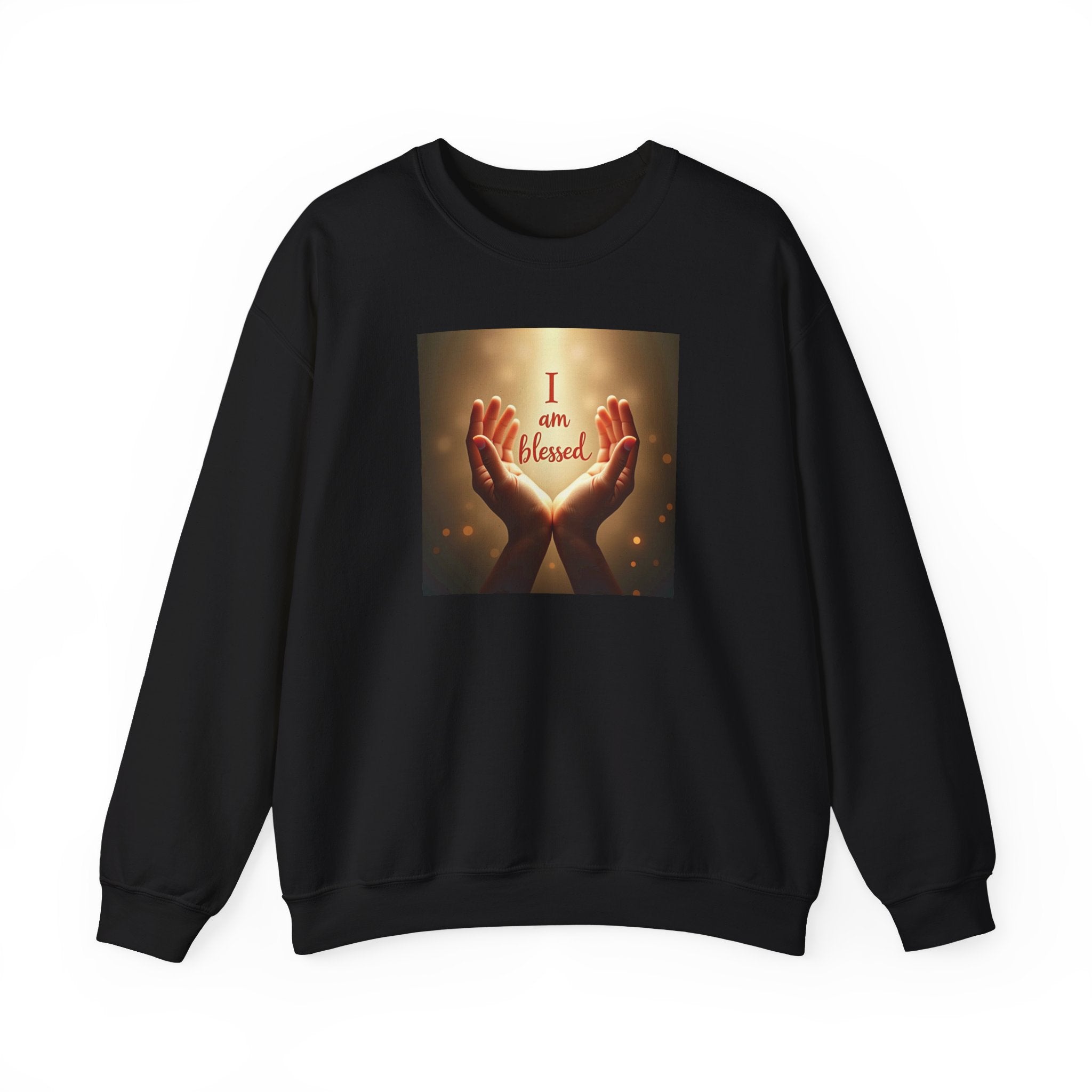 Blessed Hands Unisex Sweatshirt, Spiritual Gift, Cozy Crewneck, Inspirational Apparel, Self-Care Fashion, Comfortable Everyday Wear