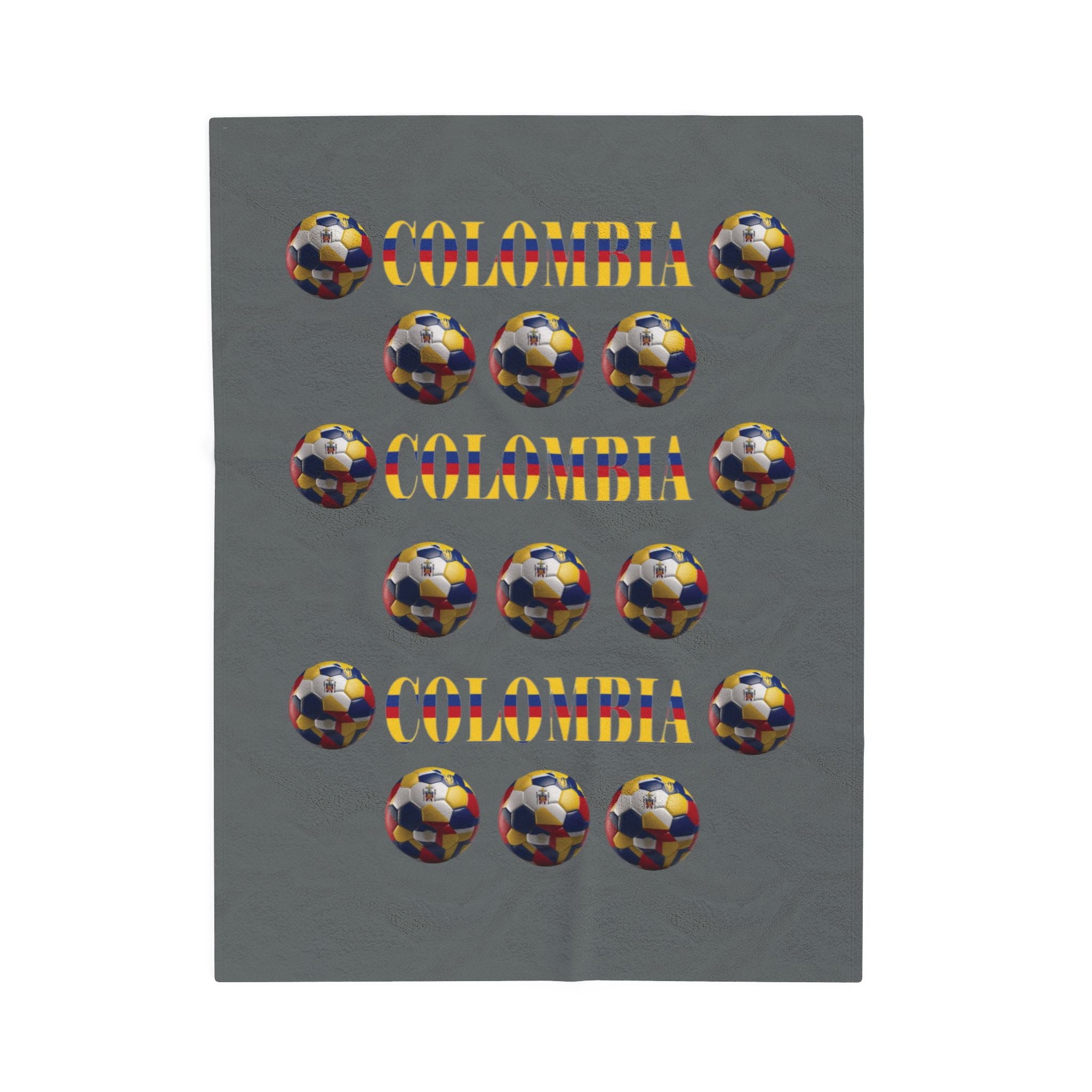 Manta de terciopelo de felpa - Diseño colombiano