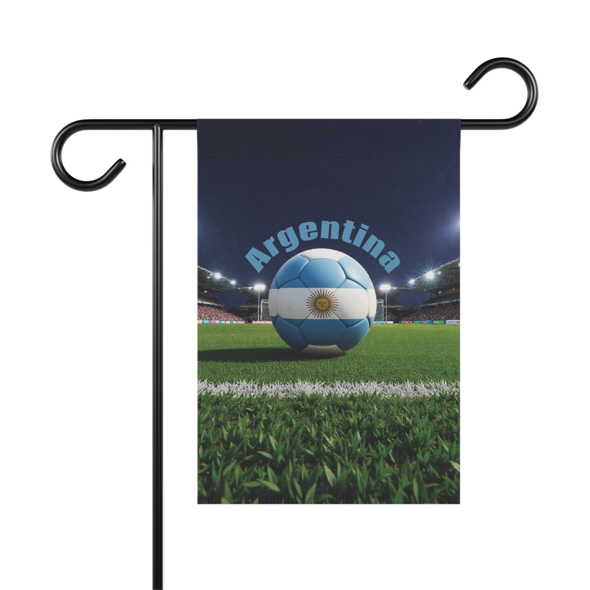 Argentina Soccer Garden Flag – Football Stadium Lawn Banner