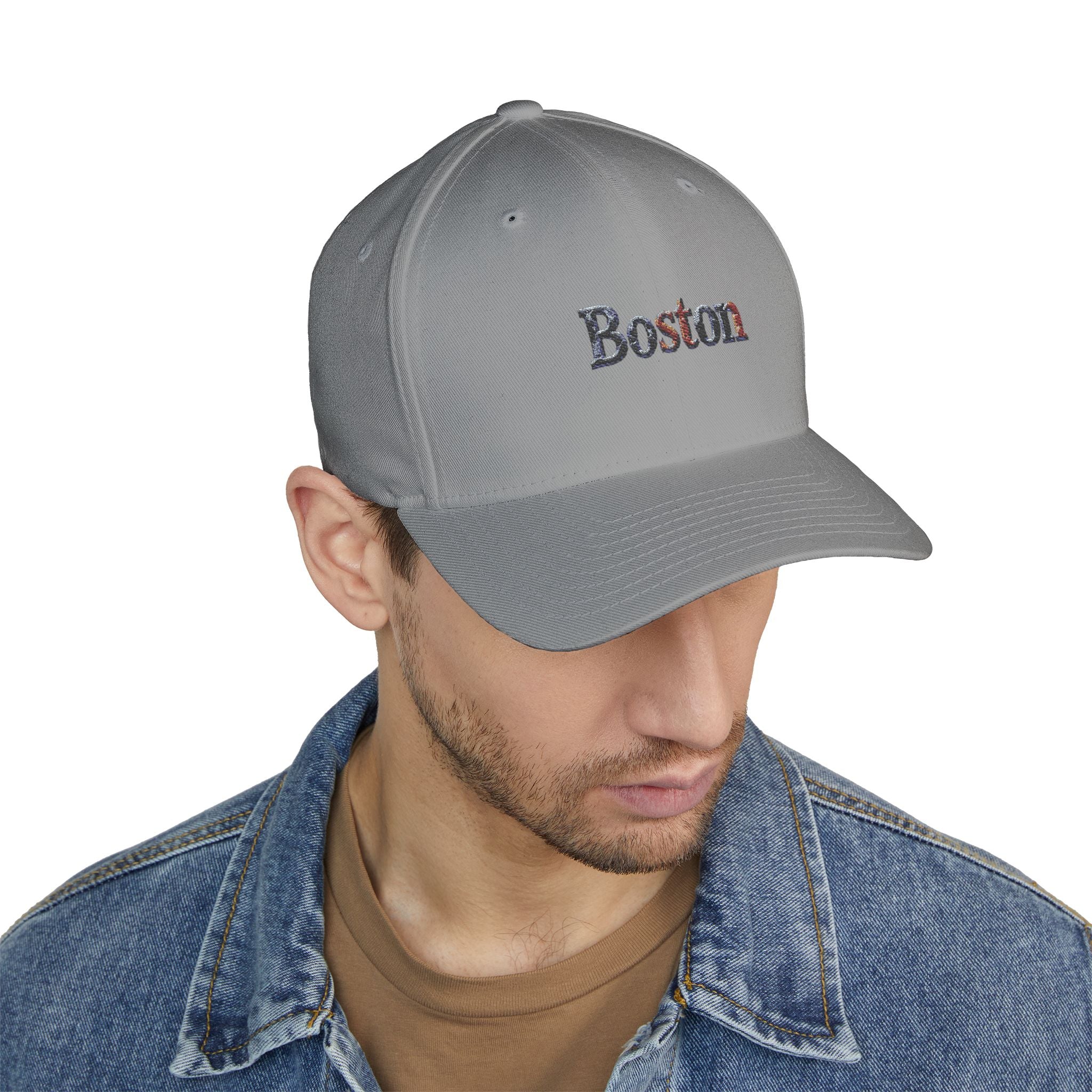 Boston Embroidered Cap — Classic City Logo Hat
