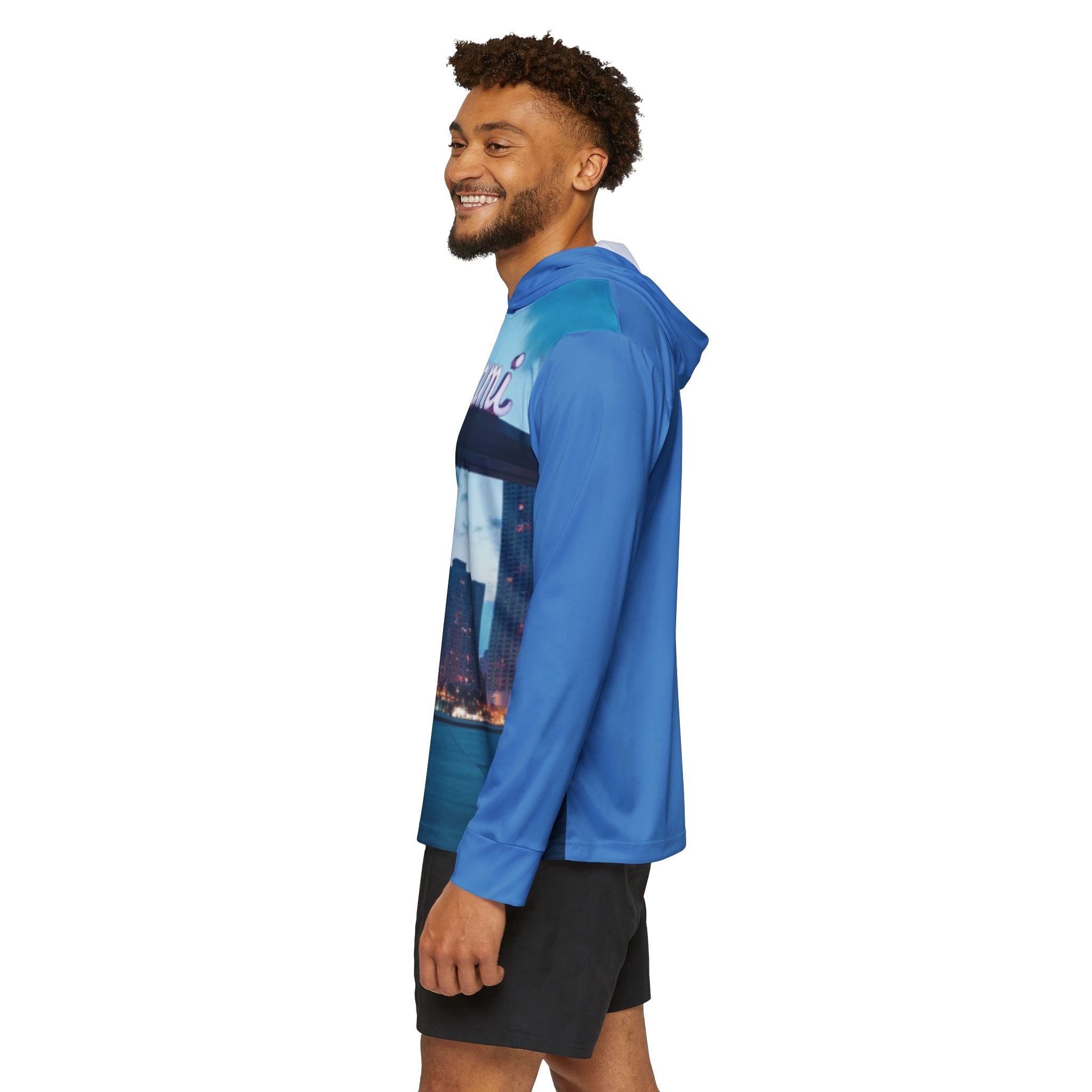 Miami Skyline Hoodie — Men’s Athletic Warmup Pullover