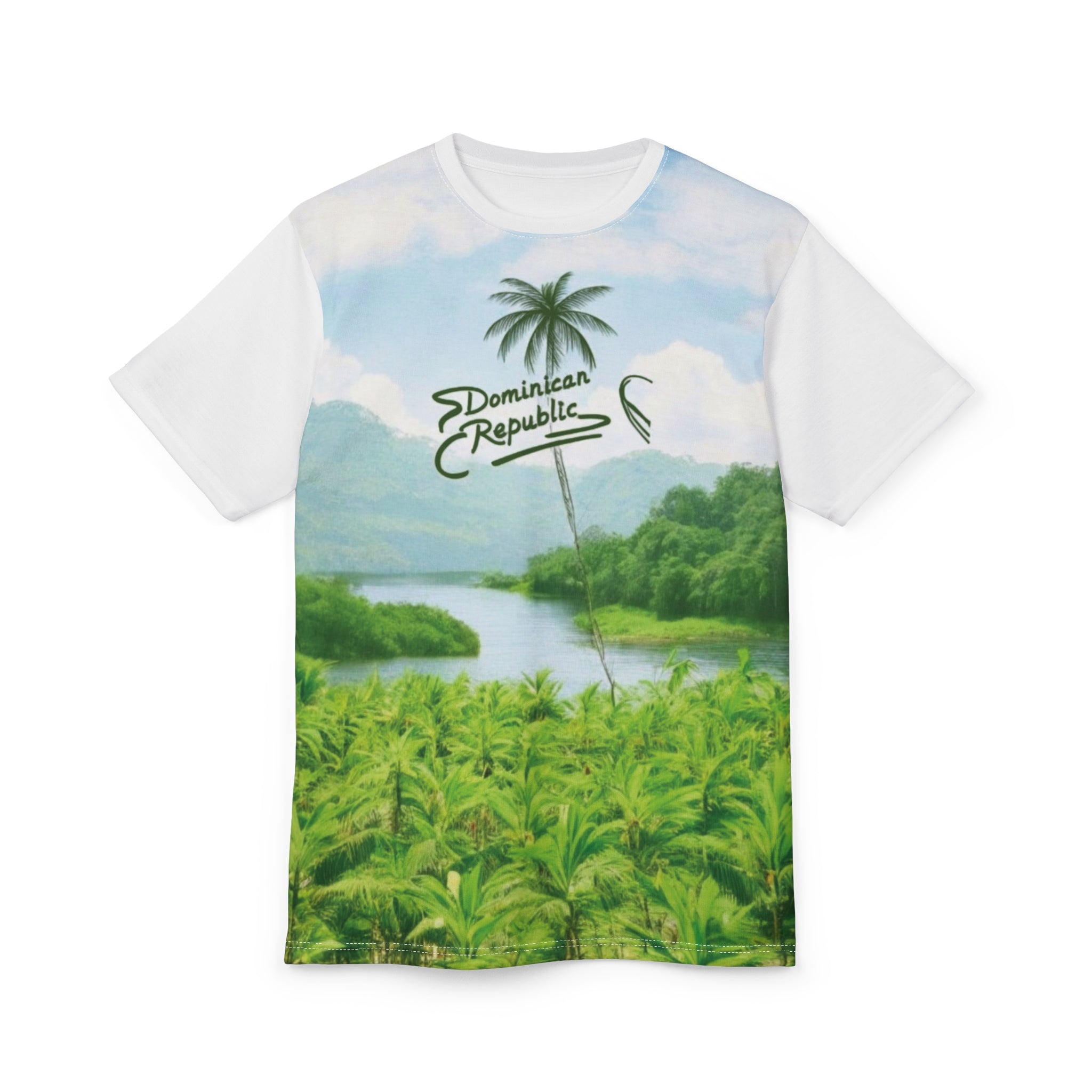 Camiseta unisex de República Dominicana: corte y costura - Camisa de viaje con estilo