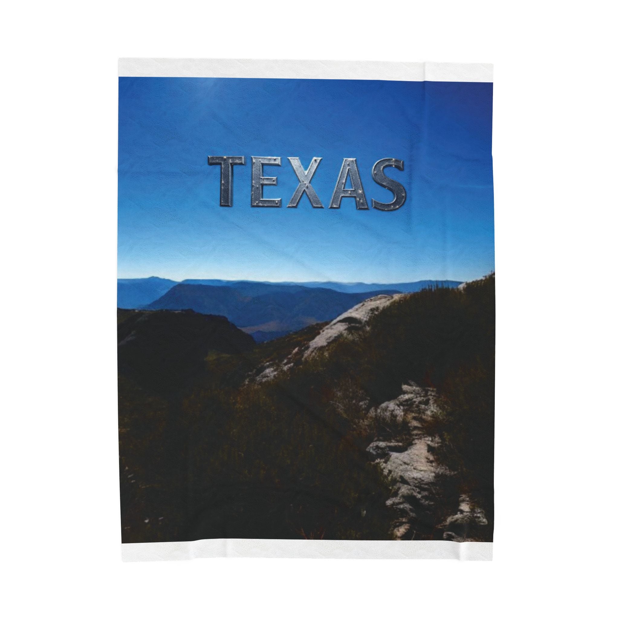 Texas Velveteen Plush Blanket, Cozy Throw for Home Decor, Perfect Gift for Texas Lovers, Travel Souvenir, Warm and Soft