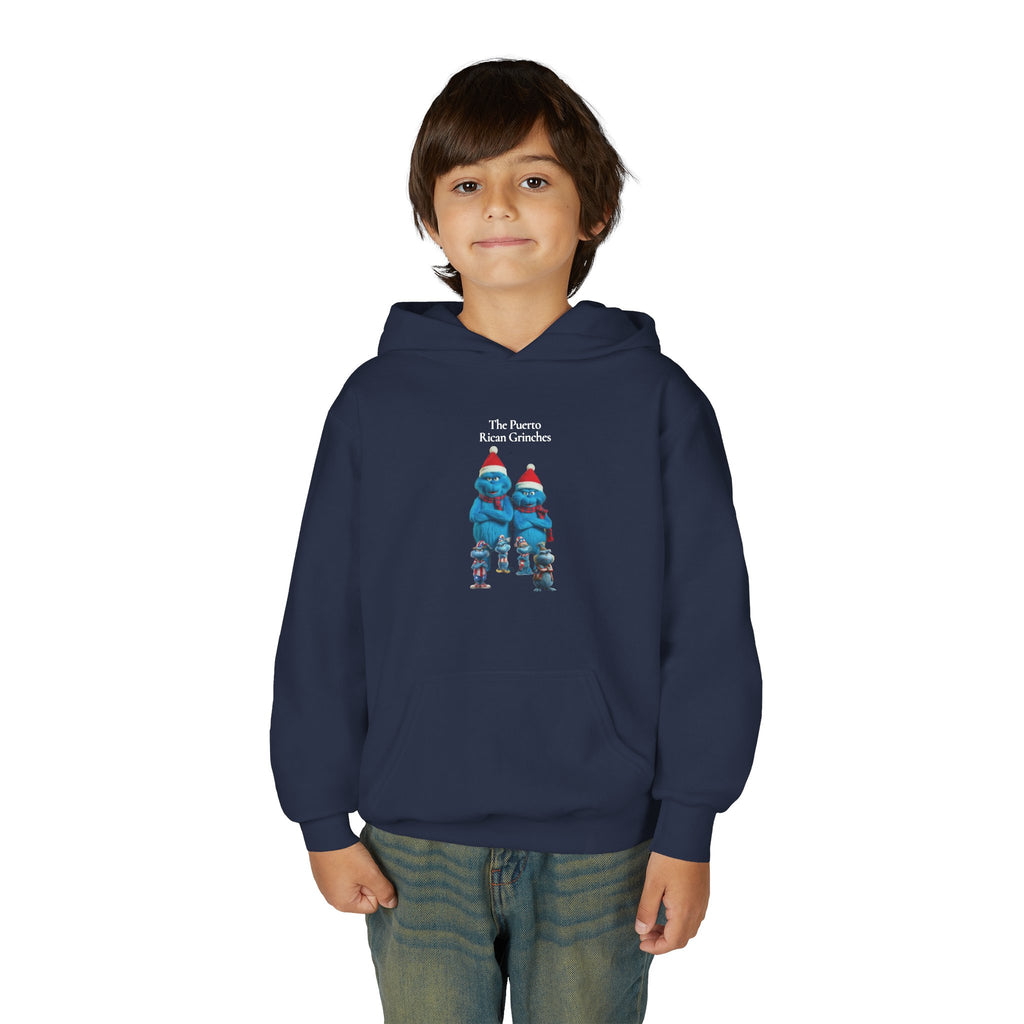 Youth Hoodie —The Puerto Rican Grinches' Holiday Graphic   Sweatshirt