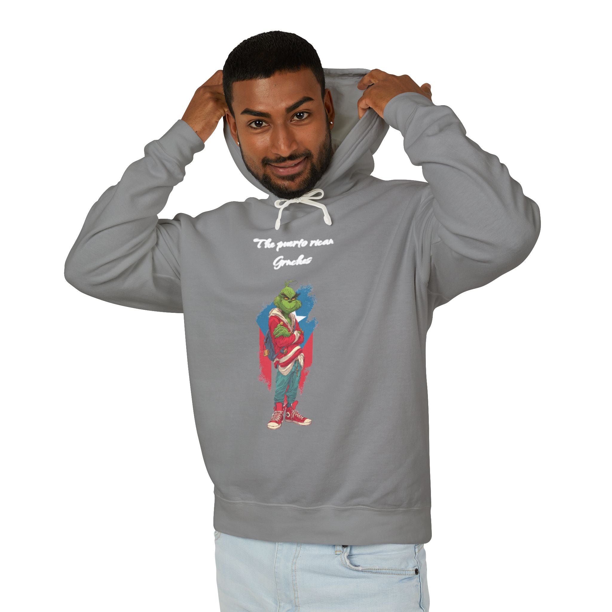 Grinch Holiday Hoodie — "The puerto rican Grinches " Cozy Christmas Sweatshirt