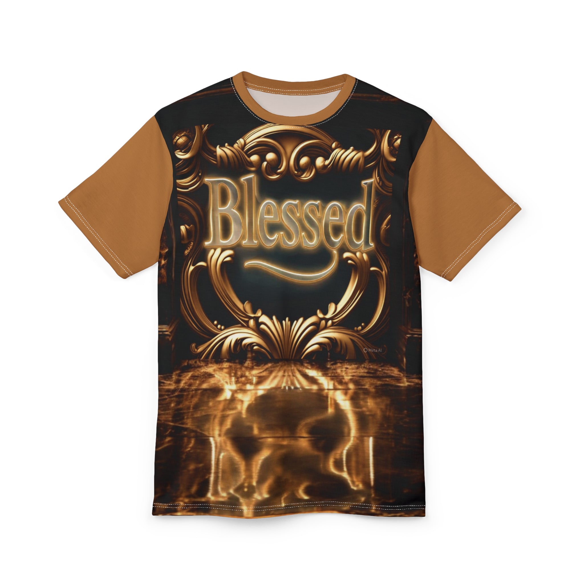 Blessed Unisex Cut &amp; Sew Tee - Custom Graphic T-Shirt for Inspirational Wear, Spiritual Gift, Faith-Based Apparel, Unique Everyday Style