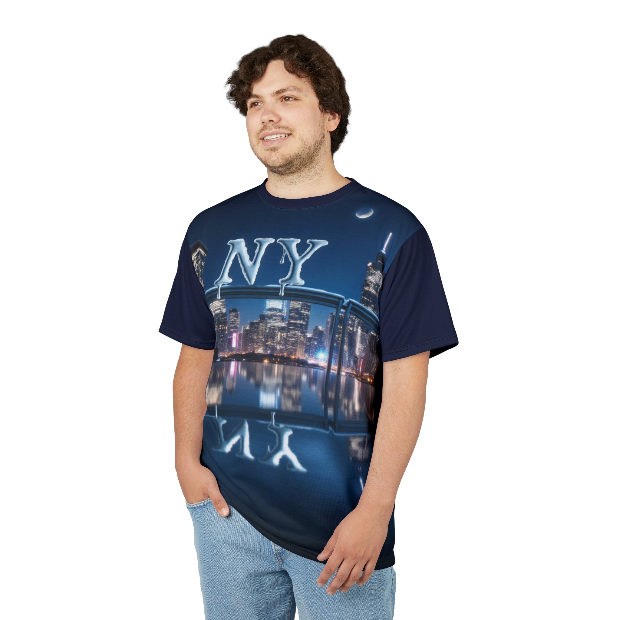 NY Skyline Unisex Tee, NYC Shirt, Travel Souvenir, Urban Fashion, Cityscape Apparel