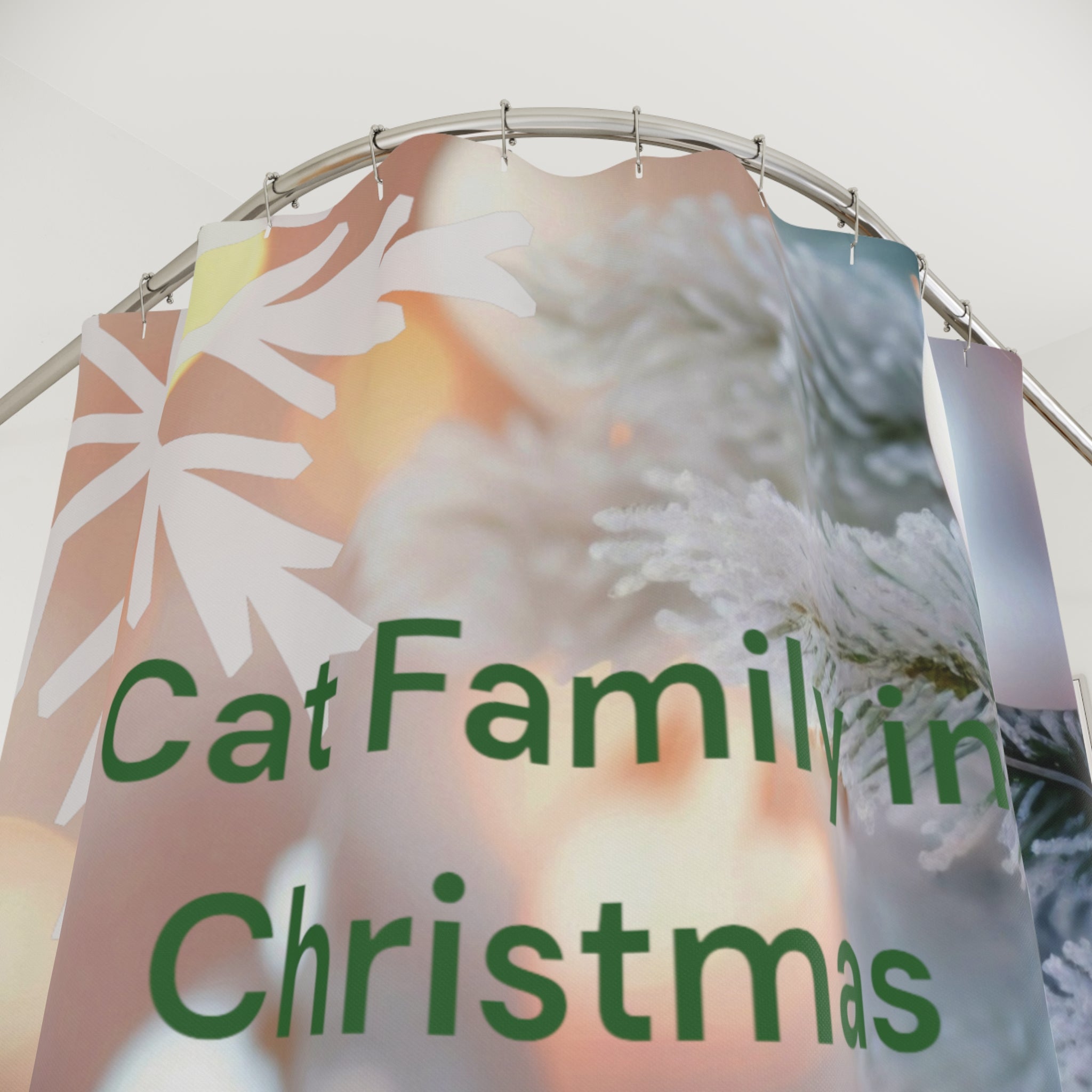 Christmas Cats Shower Curtain