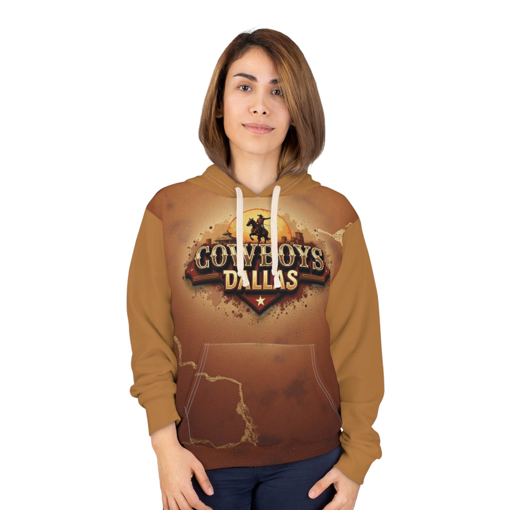 Dallas Unisex Pullover Hoodie (AOP)