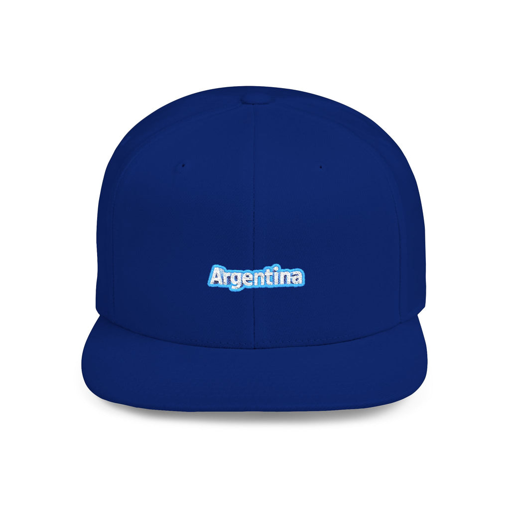Gorra snapback - Elegante gorra gris argentina para uso casual