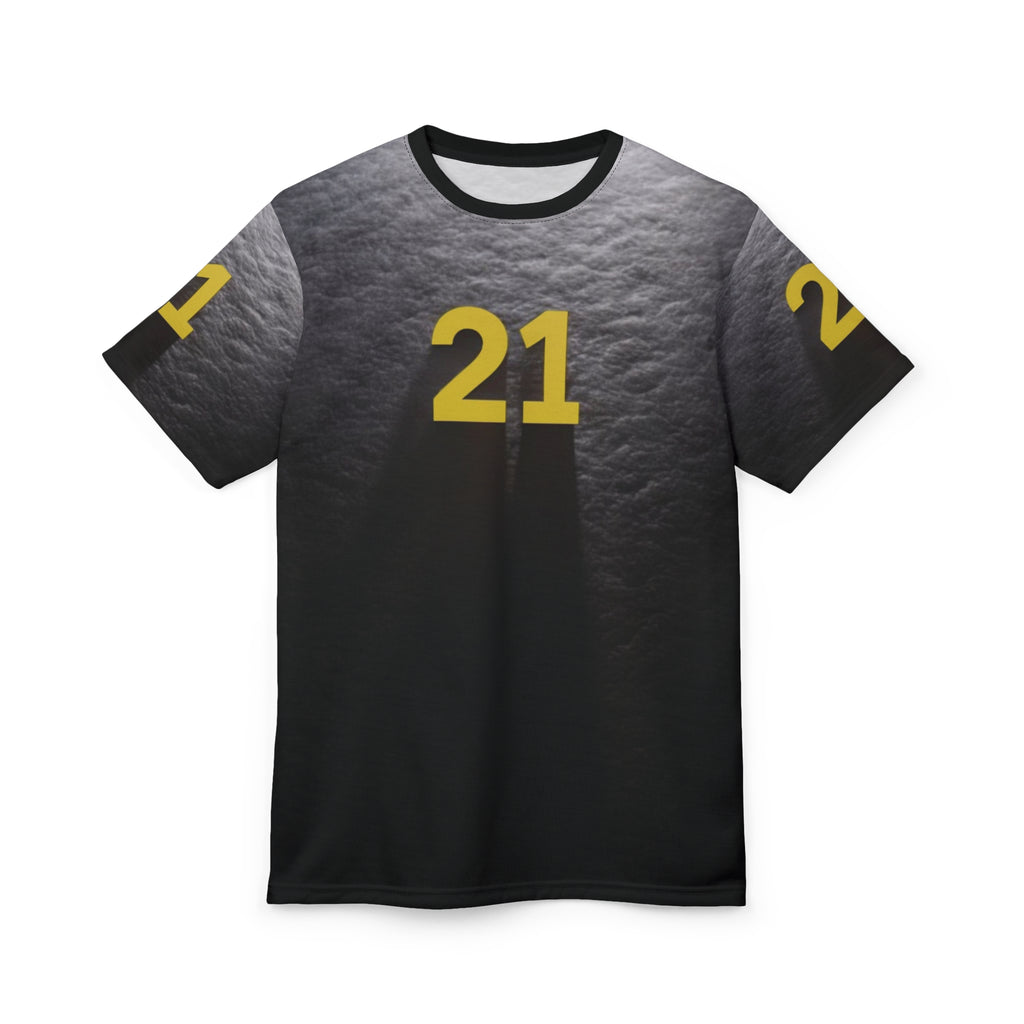 Camiseta gráfica unisex con estilo: diseño Bold 21 para uso diario