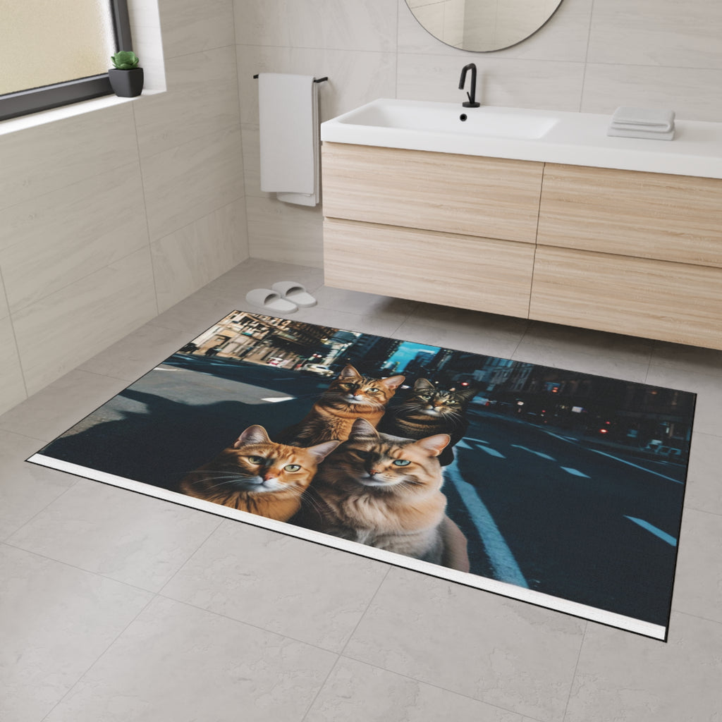 Floor Mat - Beautiful Durable Cat Design - Ideal for Gift Giving