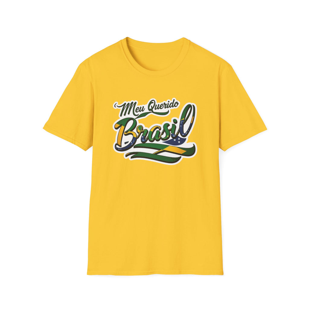 Camiseta Softstyle Unissex Meu Querido Brasil - Celebre o Brasil com Conforto