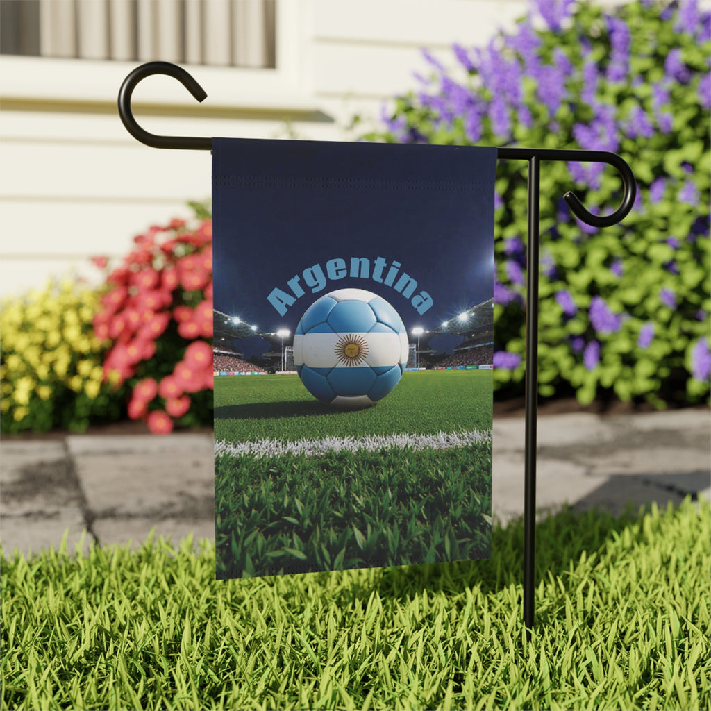 Argentina Soccer Garden Flag – Football Stadium Lawn Banner