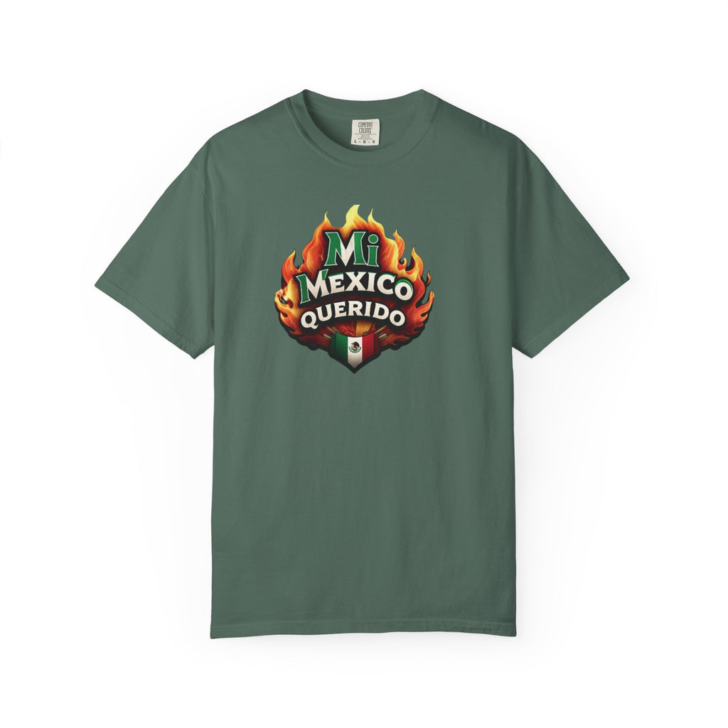 Mi Mexico Querido Flame Graphic Unisex T-Shirt