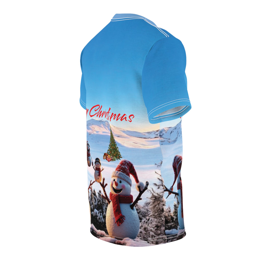 Christmas Snowman Unisex Tee