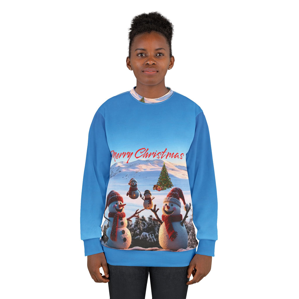 Christmas Snowman Unisex Sweatshirt