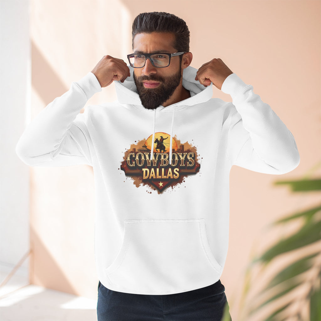 Cowboys Fleece Hoodie, Cozy Sports Apparel, for Gifts, Game Day Outfit, Casual Streetwear, Unisex Hoodie 