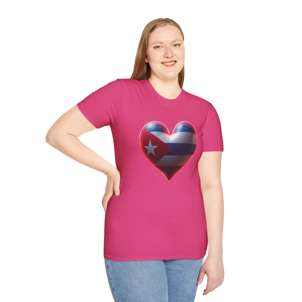 Camiseta cubana unisex de estilo suave