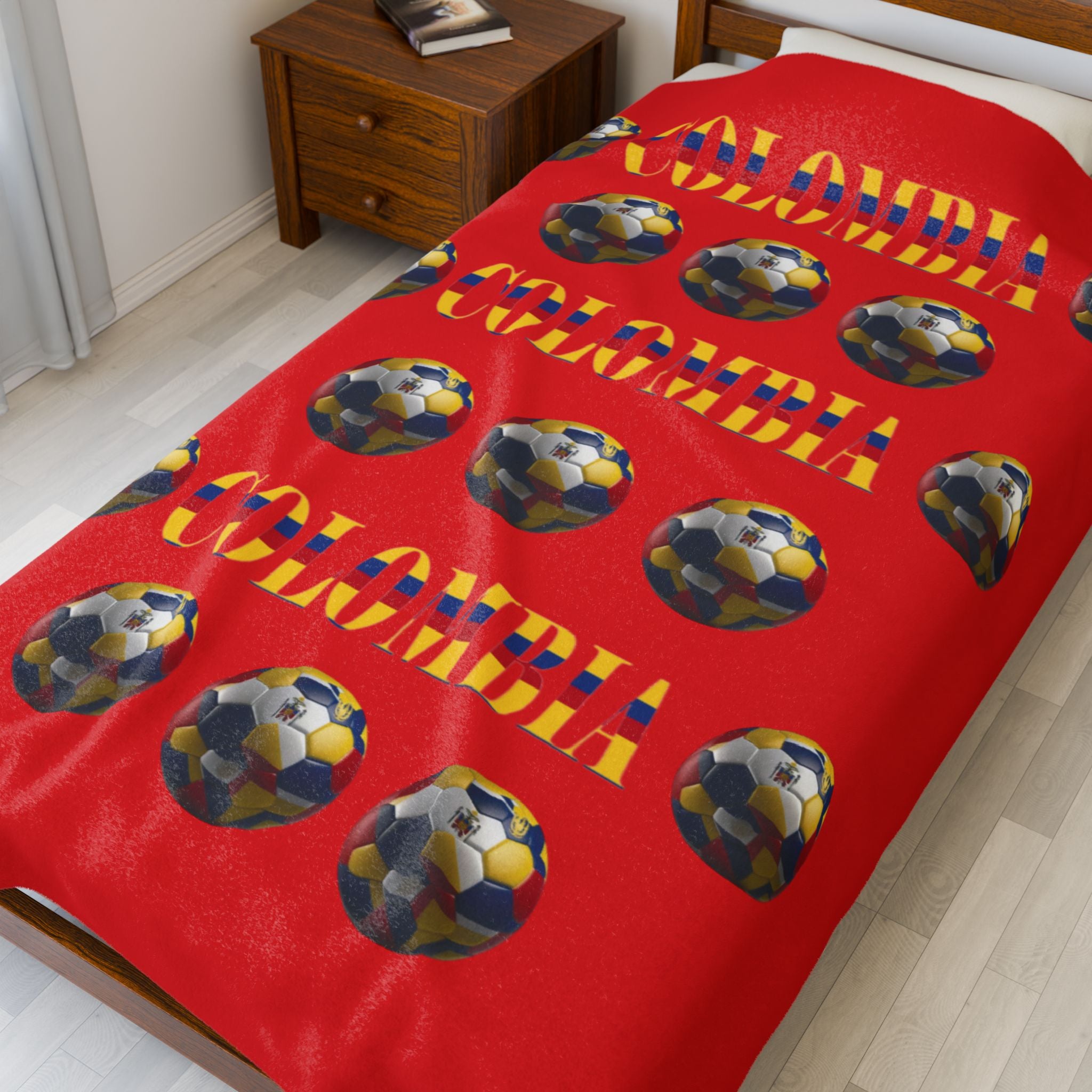 Manta de terciopelo de felpa - Diseño colombiano