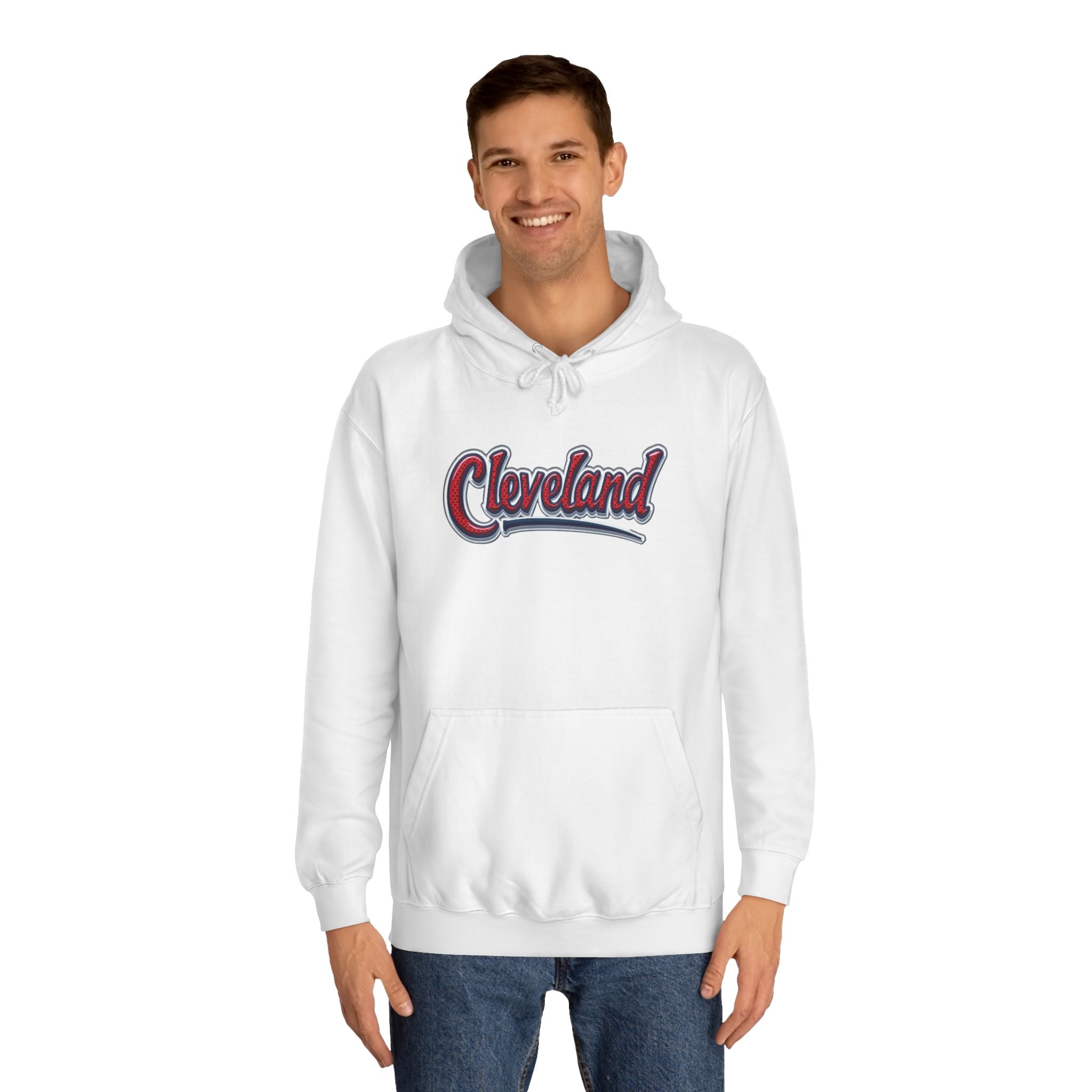Cleveland Unisex College Hoodie - Cozy Casual Wear, College Spirit Wear, Team Apparel, Gift for Students, Perfect for Game Days