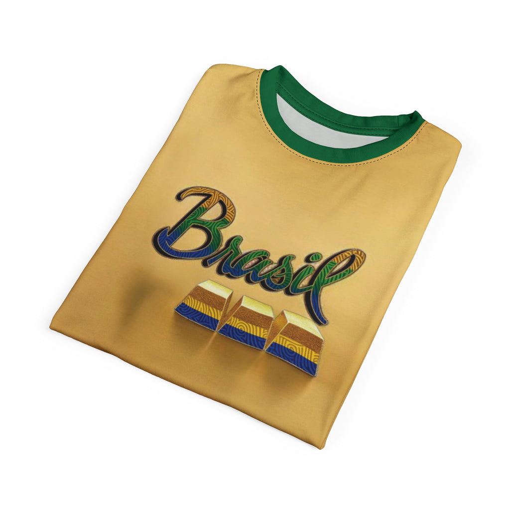 Camiseta unissex do Orgulho Brasileiro - Celebre o Brasil com um design colorido