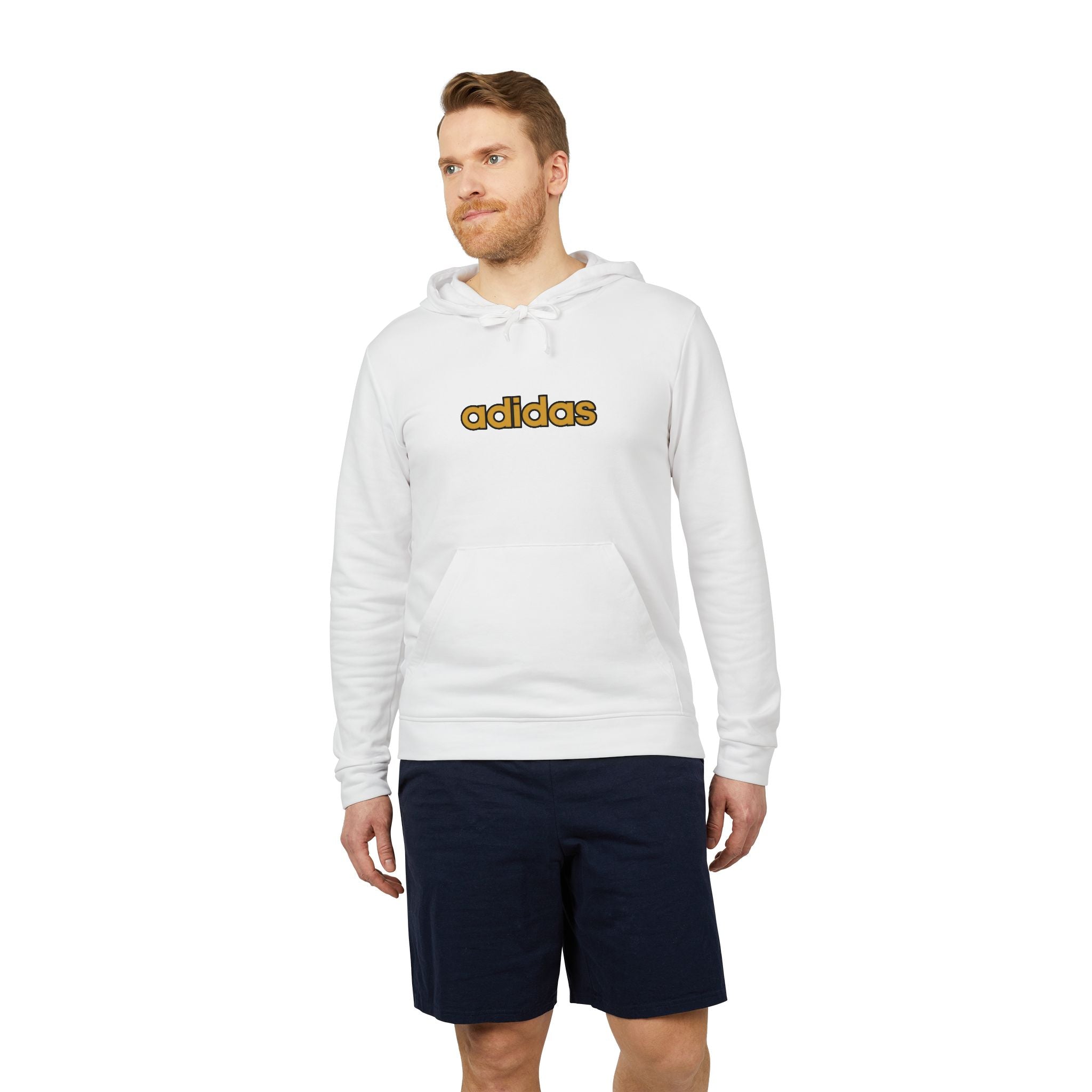Adidas Unisex Fleece Hoodie, Cozy Hoodie, Casual Wear, Sports Apparel, Gift for Him/Her, Athleisure Fashion 
