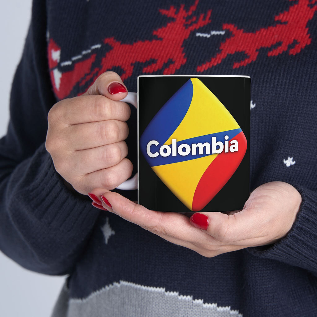 Taza de cerámica colombiana (11 oz, 15 oz)