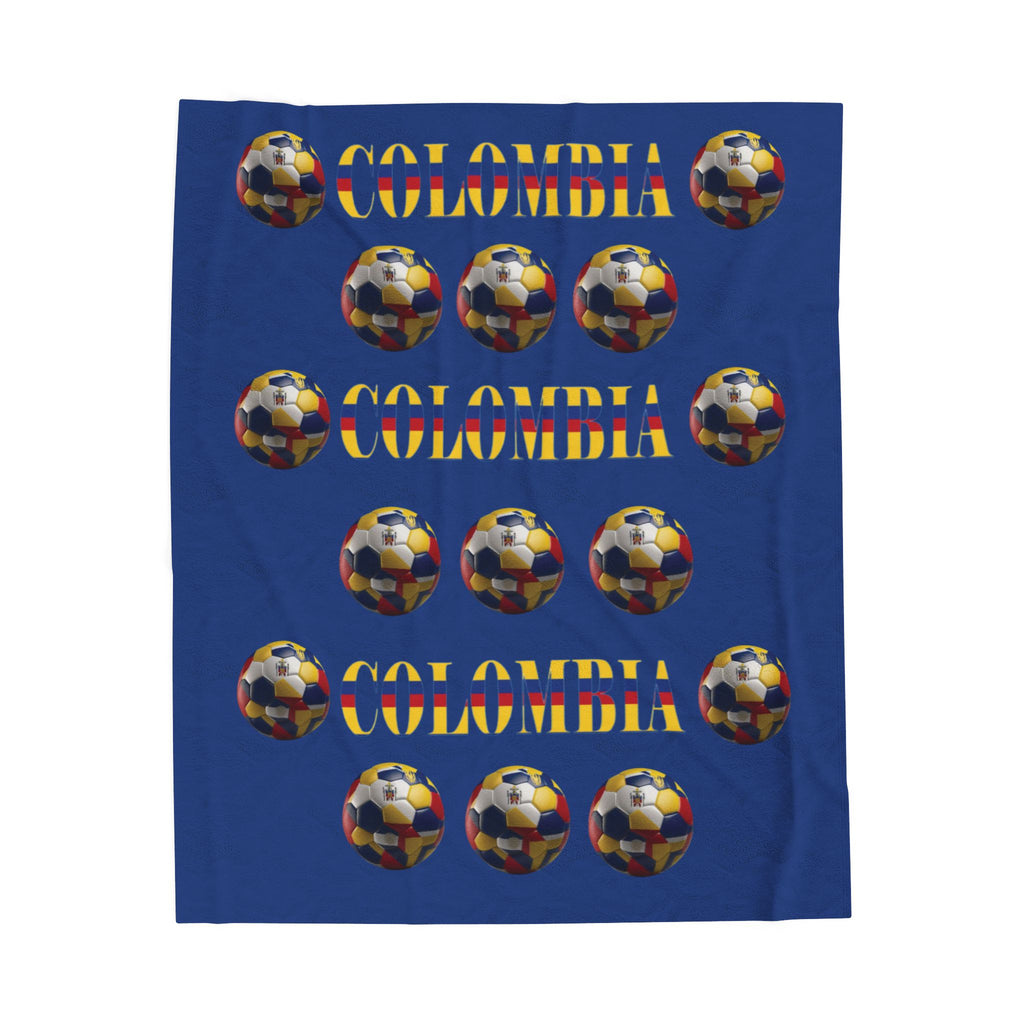 Manta de terciopelo de felpa - Diseño colombiano