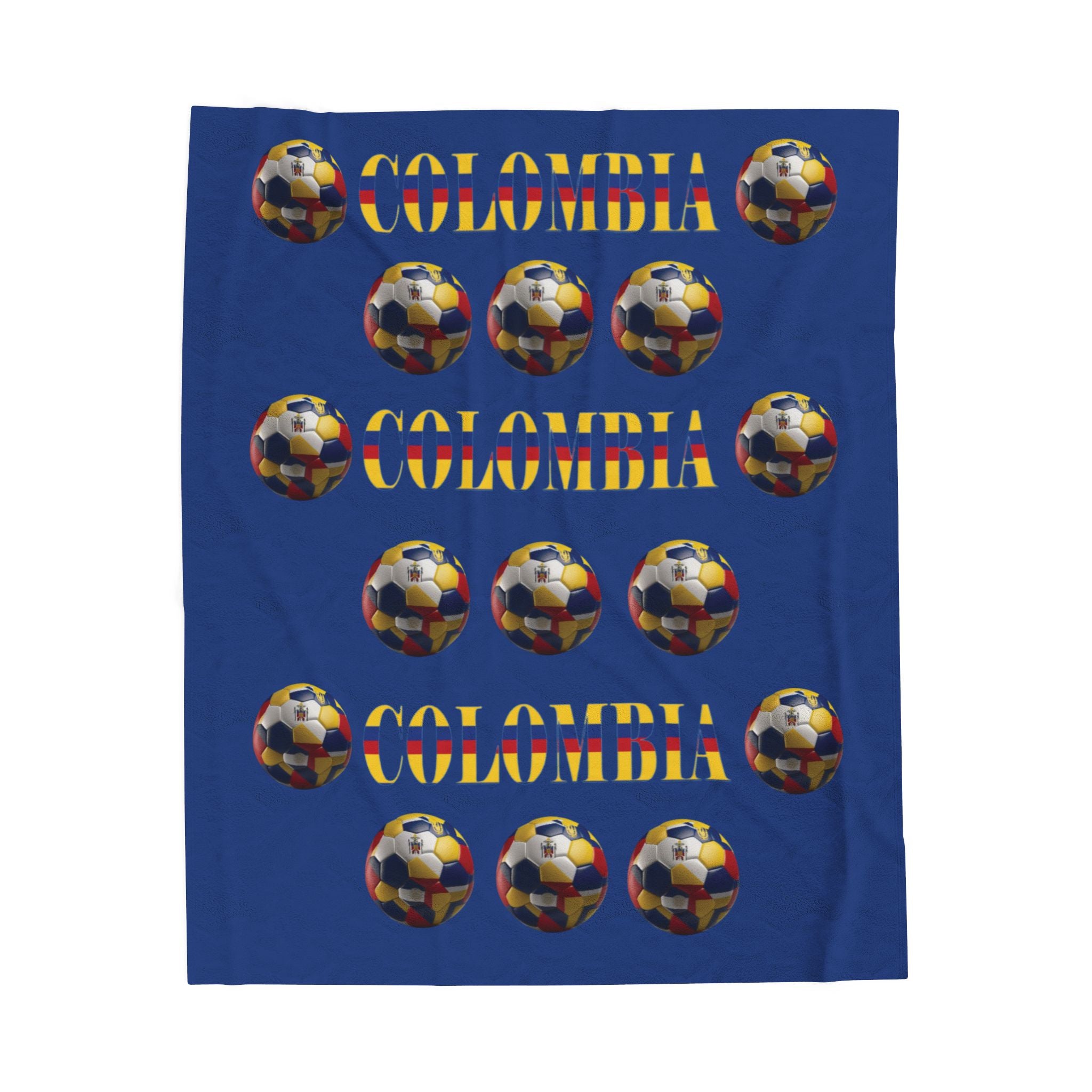 Manta de terciopelo de felpa - Diseño colombiano