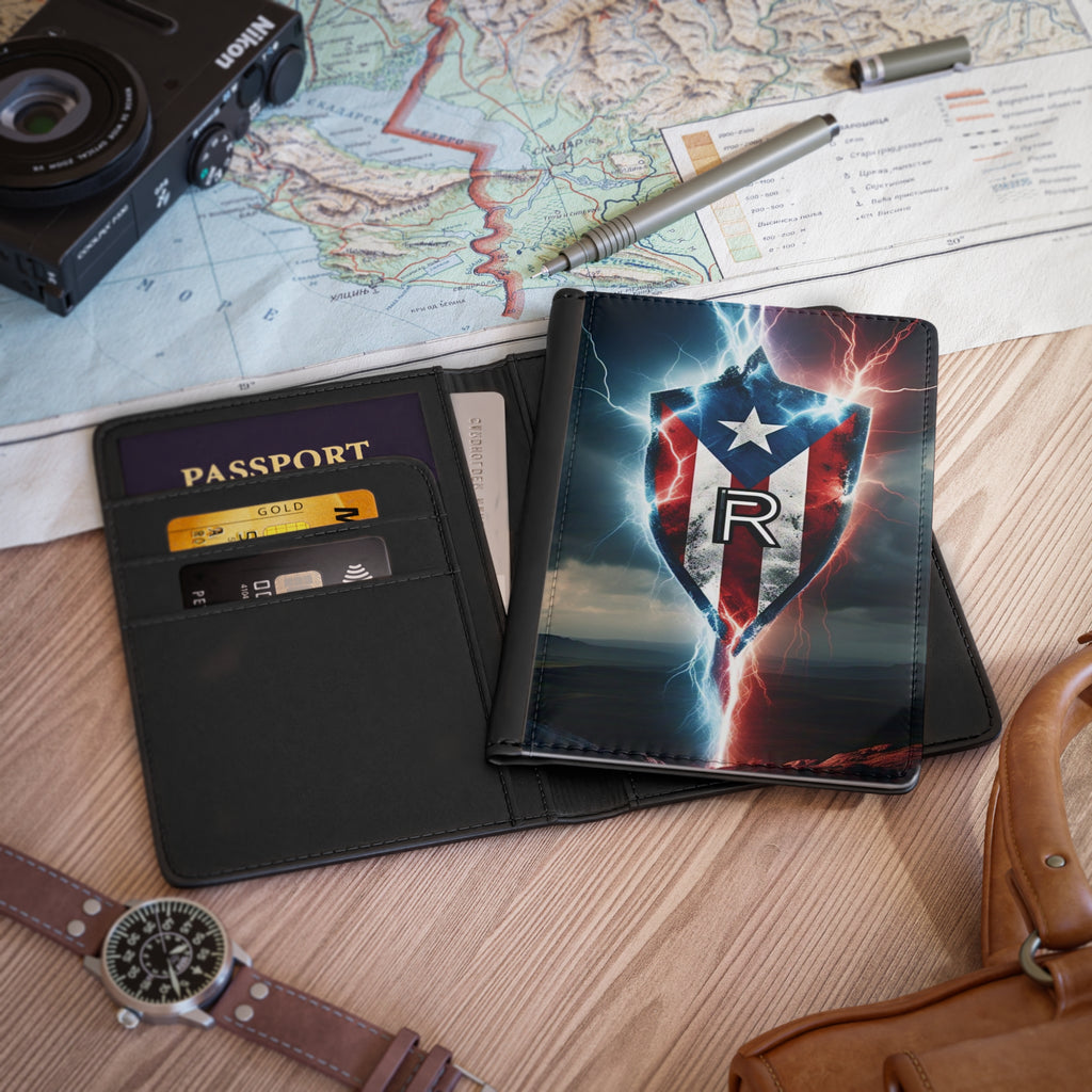 Funda de pasaporte con escudo eléctrico | Imprescindible para aventureros