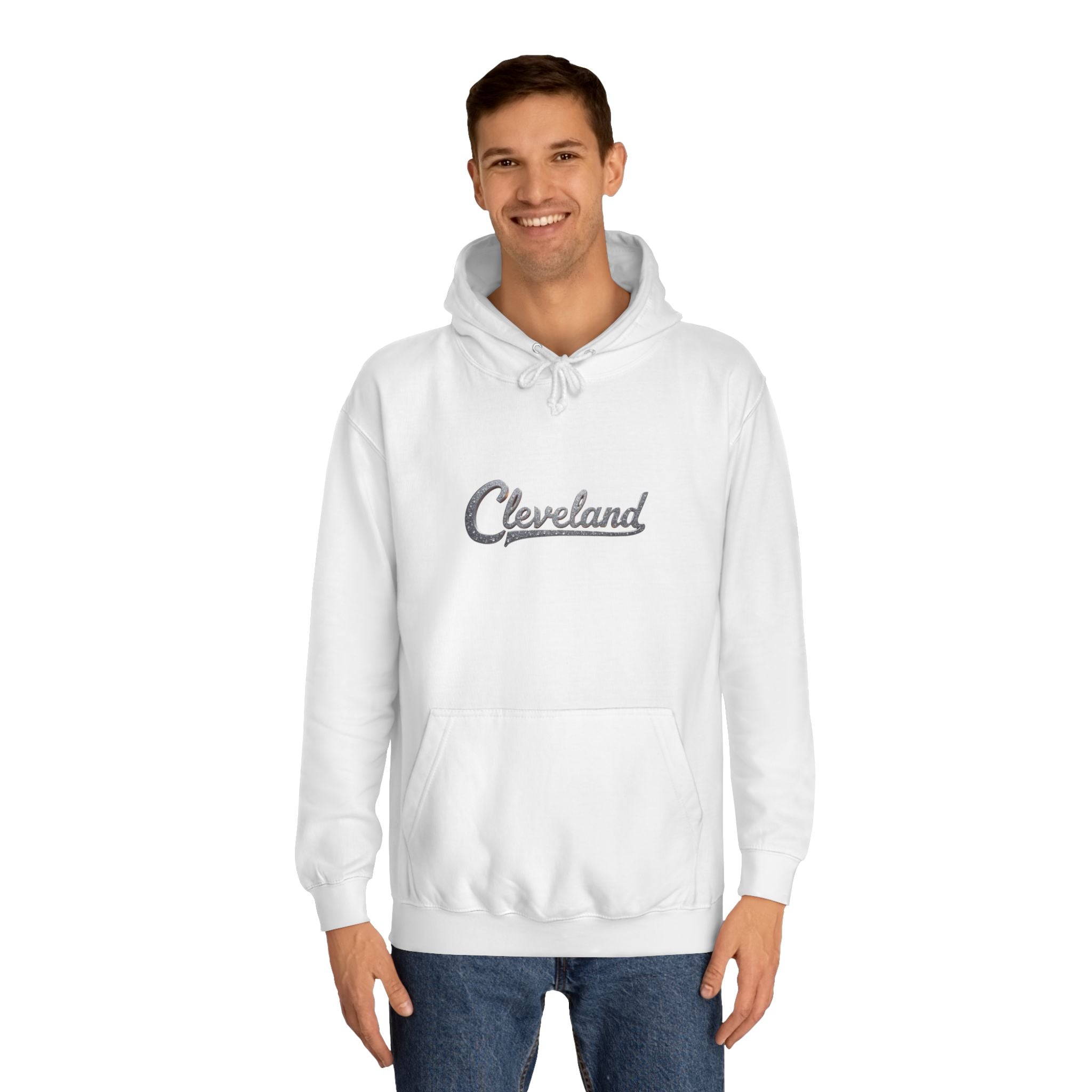 Cleveland Unisex College Hoodie | Cozy Campus Sweatshirt, Gift for Students, College Apparel, Casual Wear, School Spirit 