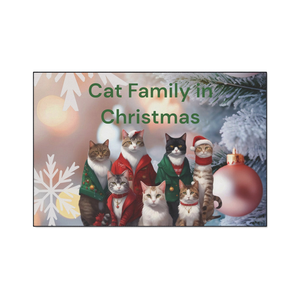 Christmas Cat Mat