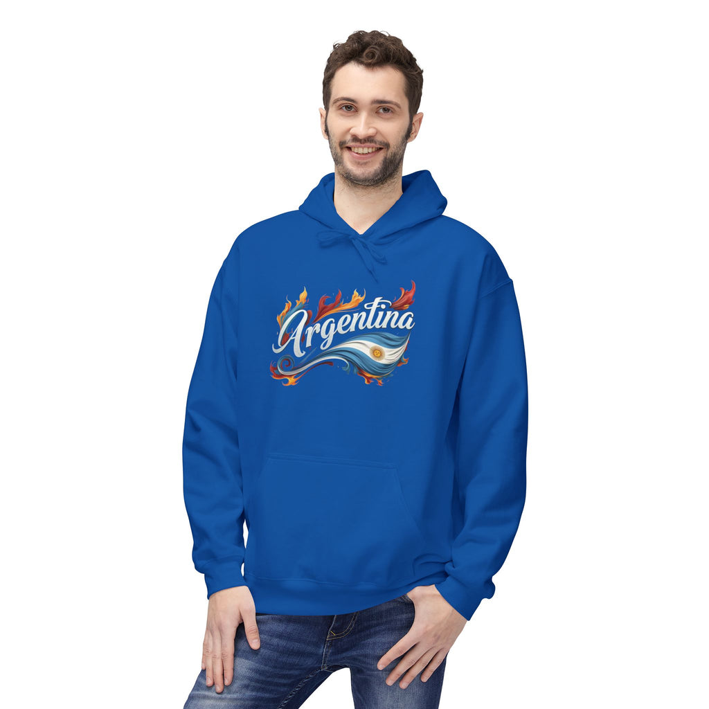 Argentina Flames Fleece Hoodie