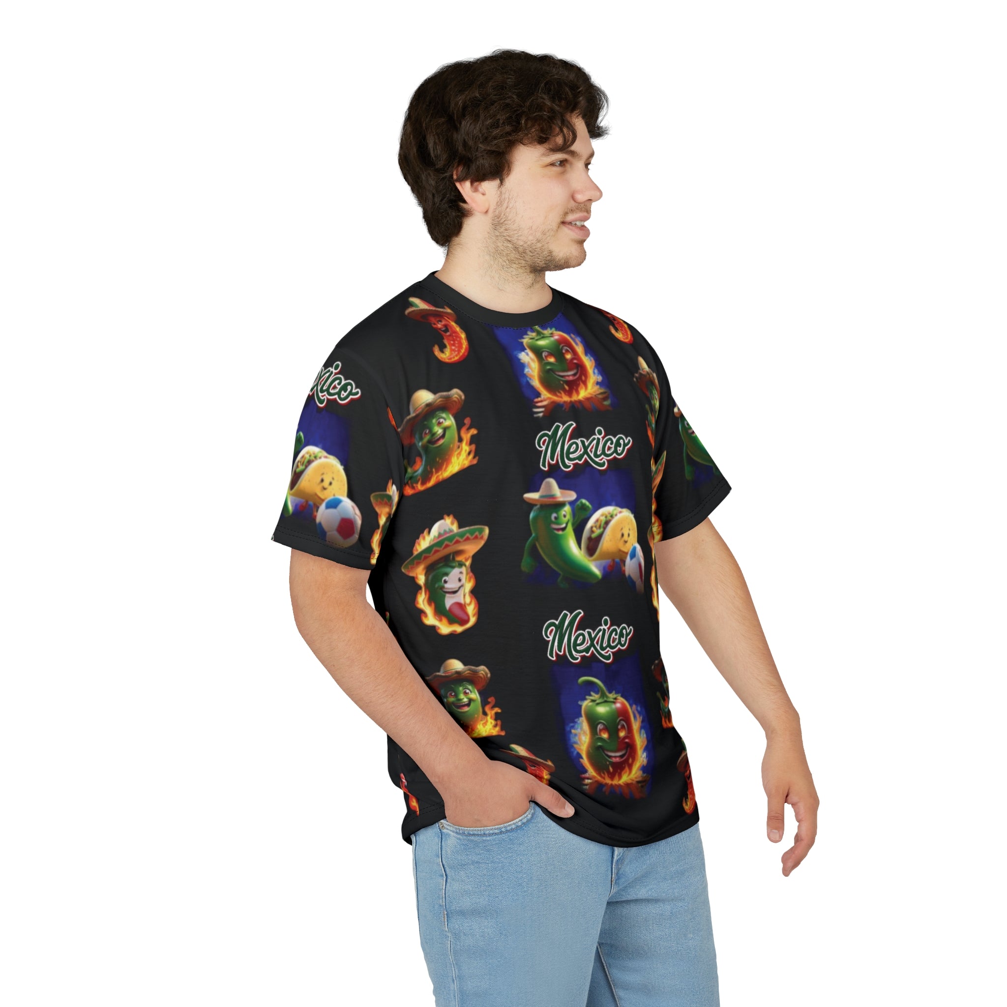 Vibrant Mexican-themed unisex t-shirt for festive celebrations