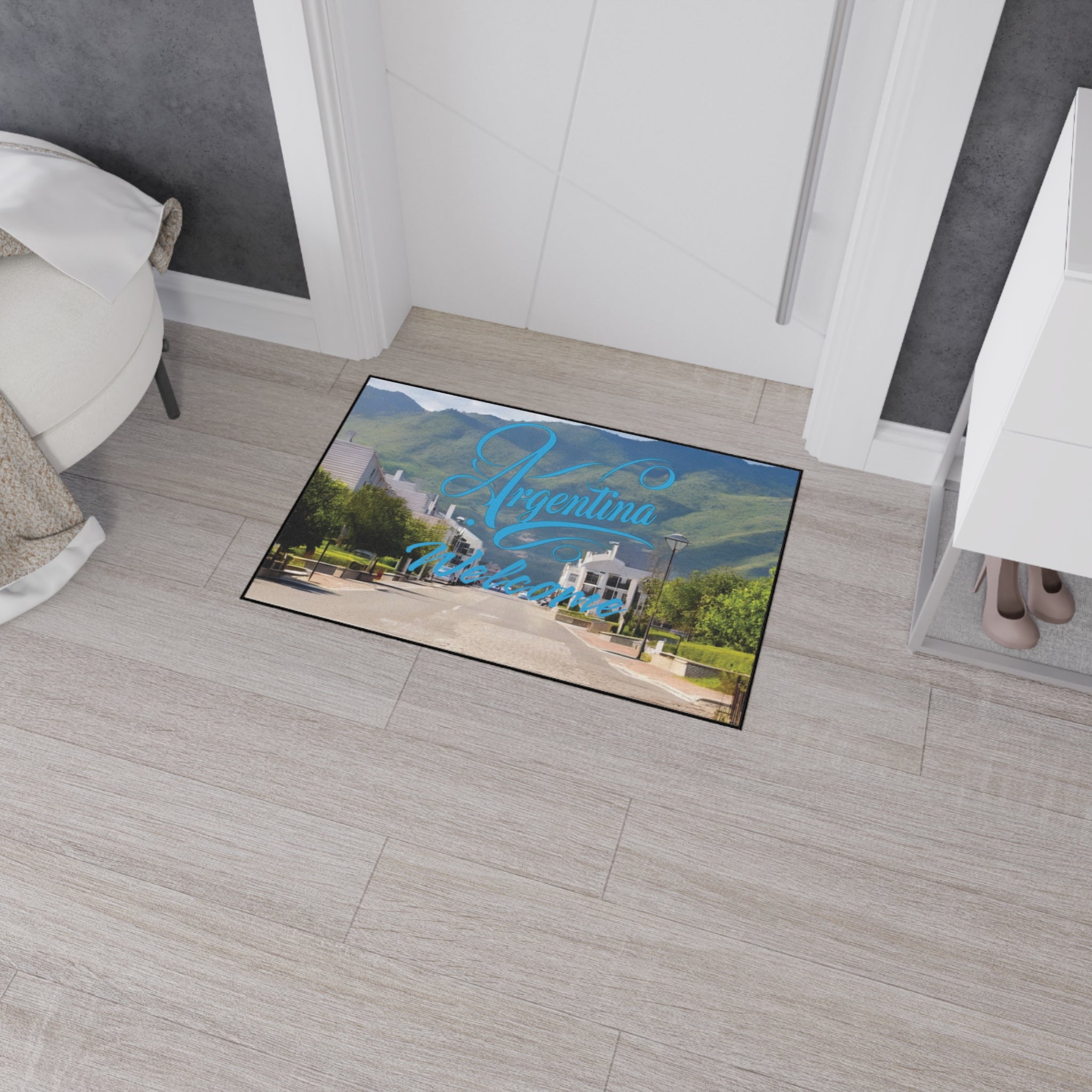 Argentina Welcome - Tapete resistente para piso