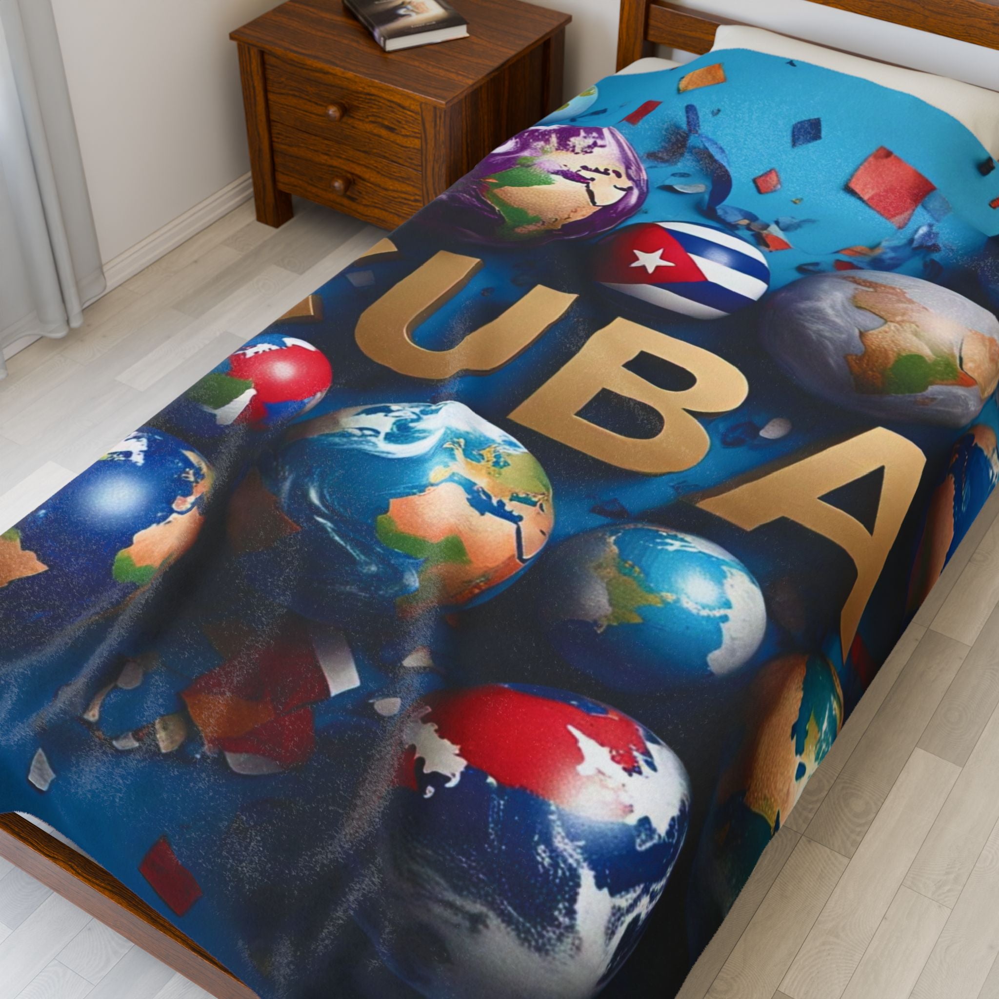 Manta de felpa cubana