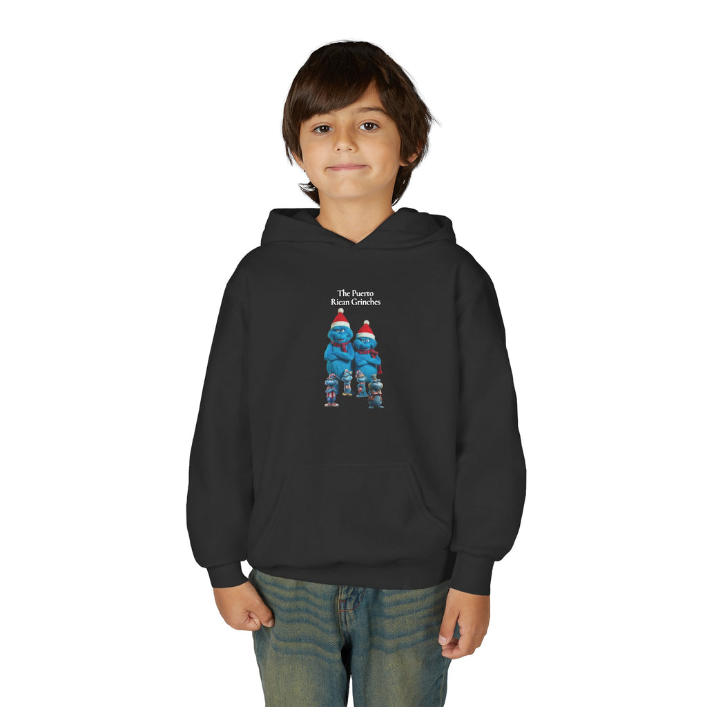 Youth Hoodie —The Puerto Rican Grinches' Holiday Graphic   Sweatshirt