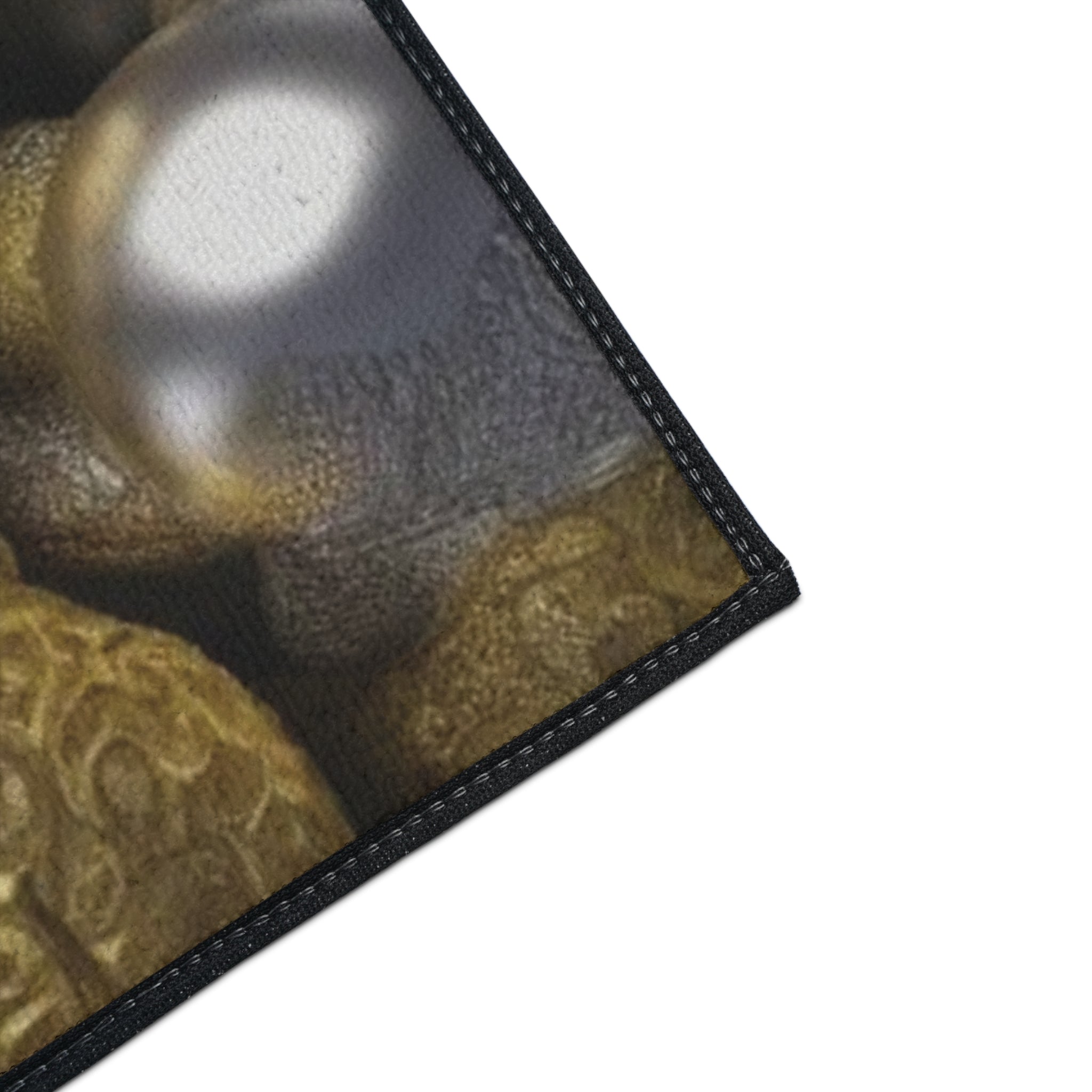 Floor Mat - Cute Gold and Silver Colored Balls Design - Ideal Gift 