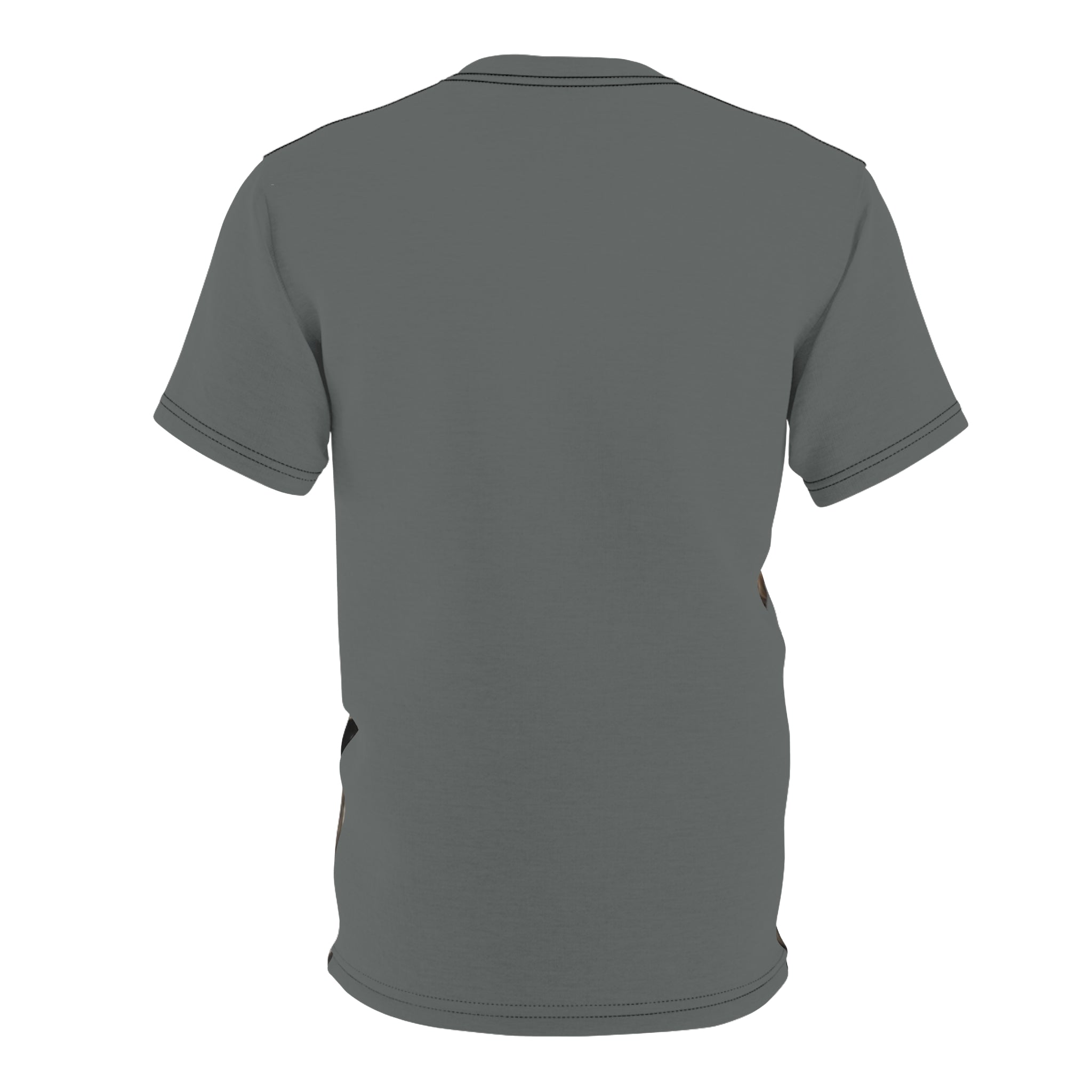 Predator artificial intelligence image t-shirt, gray color for men cut and sew: stylish casual t-shirt, 