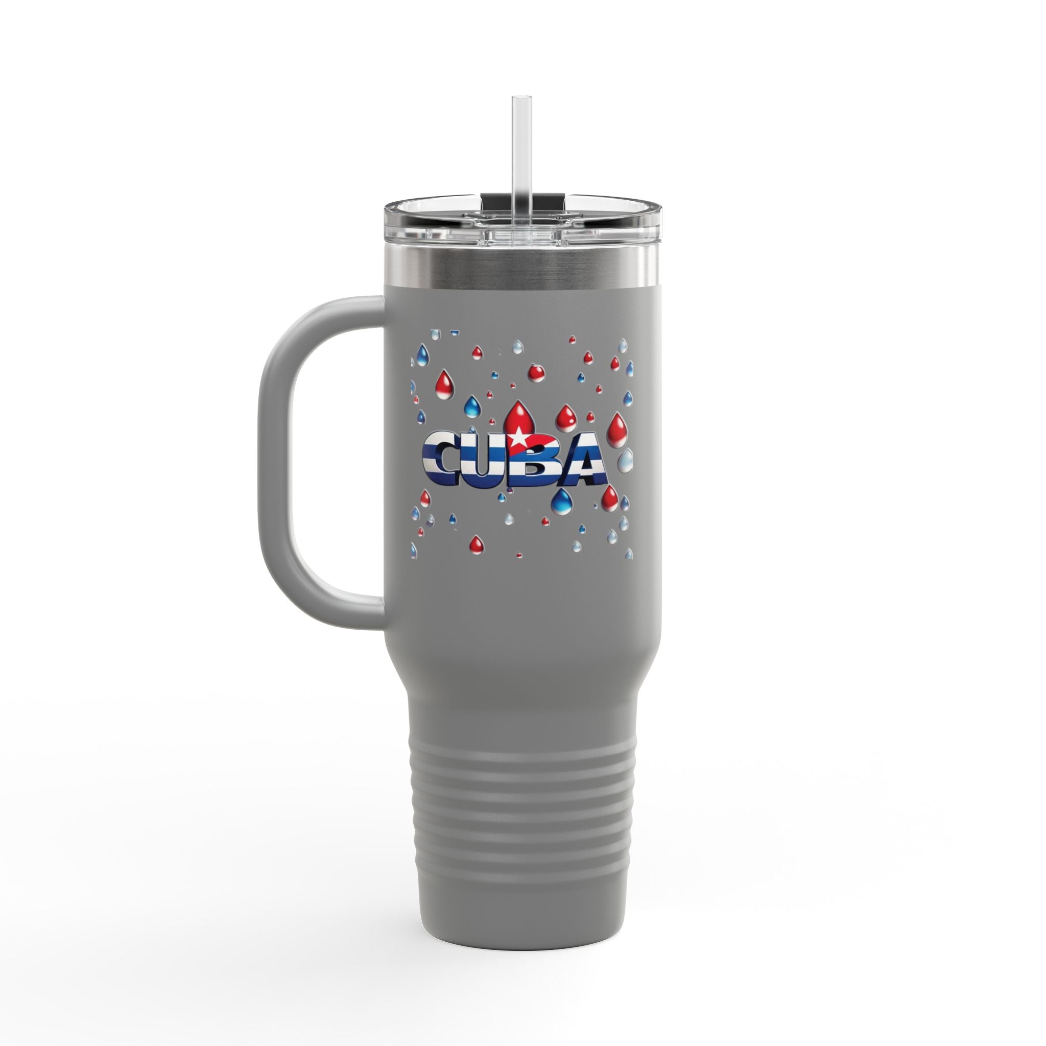 Taza de viaje con temática cubana 40 oz