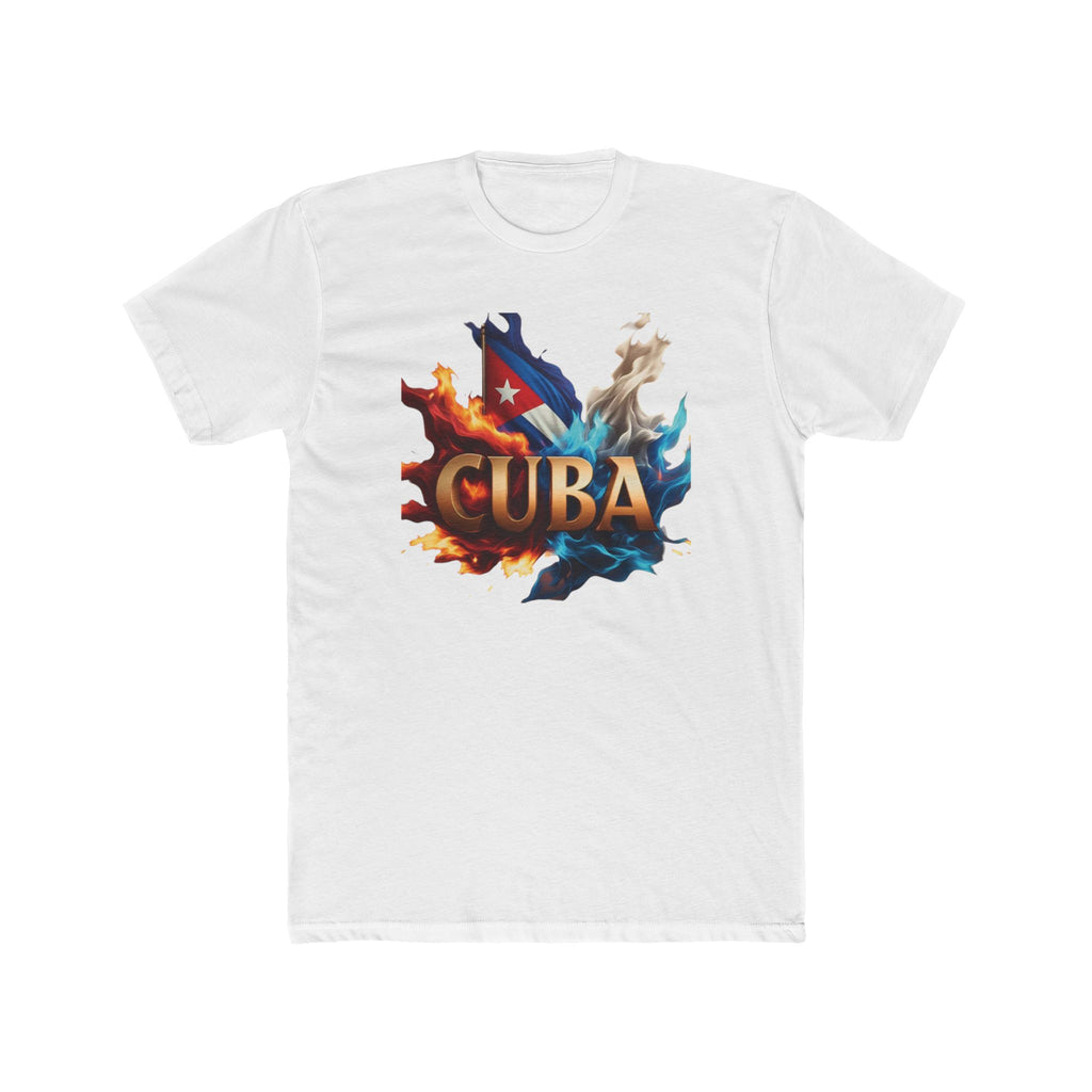 Camiseta Cuba Flames - Camiseta unisex para amantes de los viajes y la cultura
