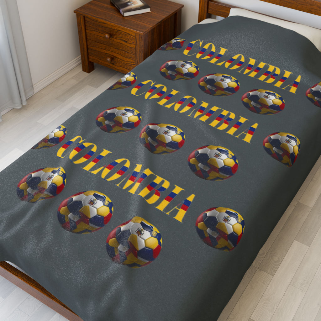 Manta de terciopelo de felpa - Diseño colombiano