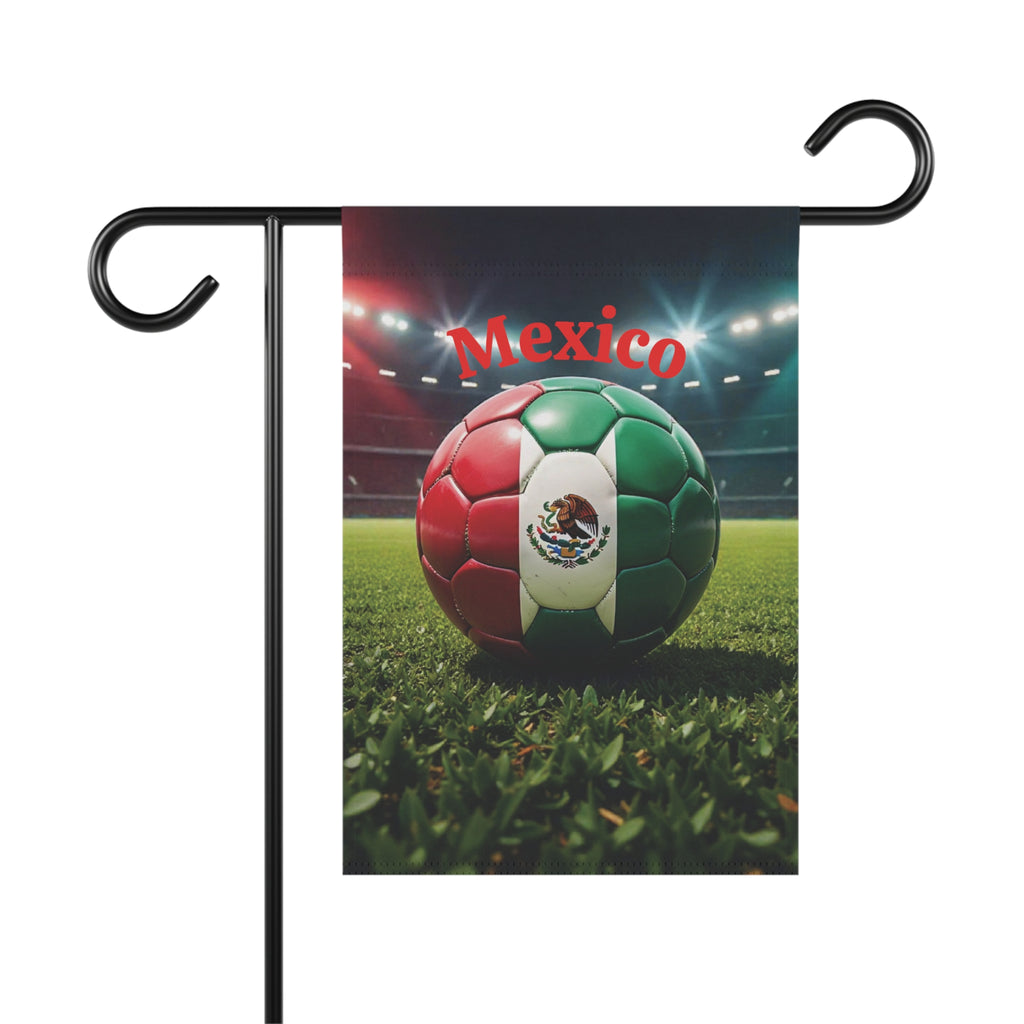 Mexico Soccer Garden Flag – Patriotic Football Yard Banner